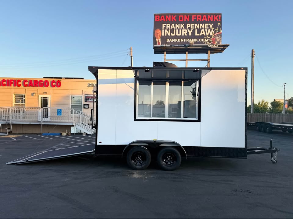 Enclosed Concession Trailer 7x14ta concession trailer