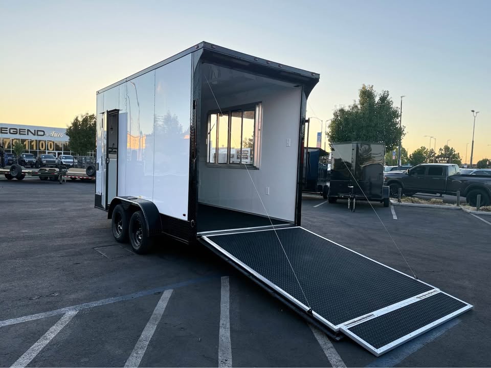 Enclosed Concession Trailer 7x14ta concession trailer