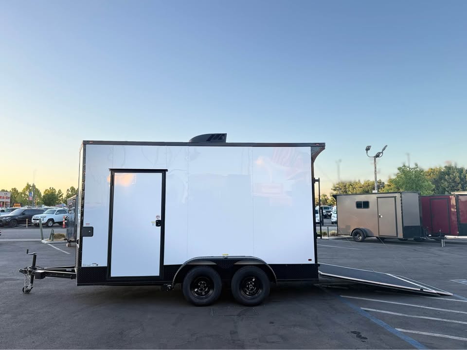 Enclosed Concession Trailer 7x14ta concession trailer