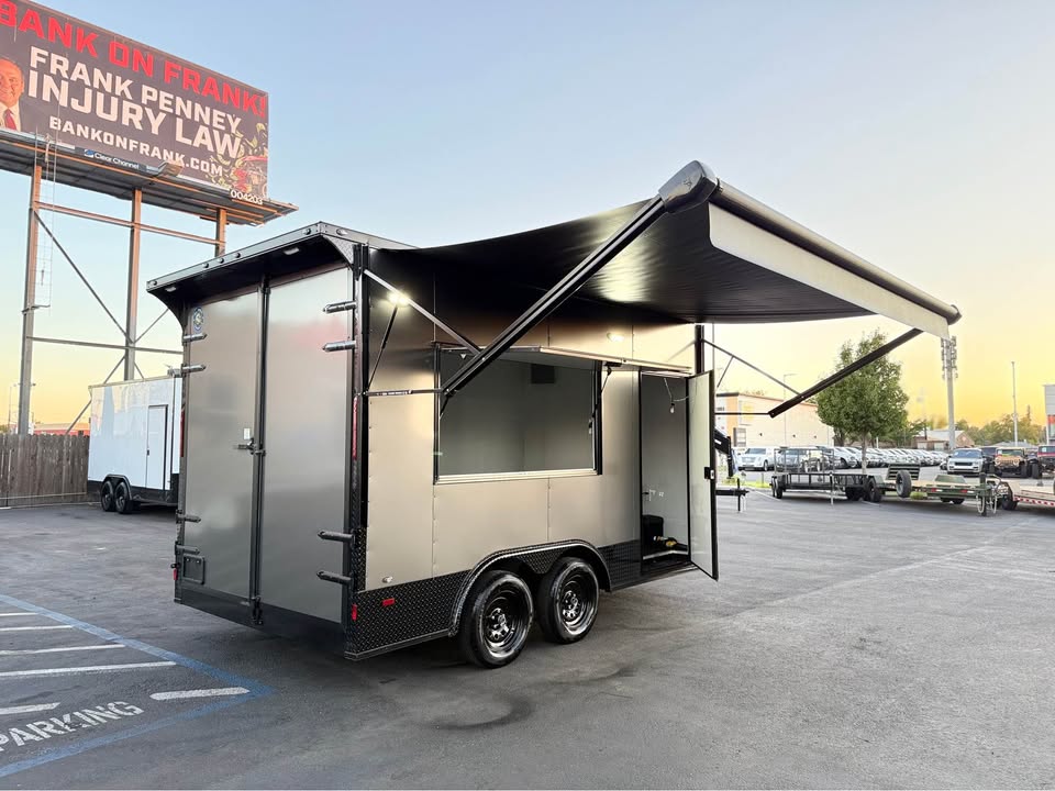 2026 Enclosed Concession Trailer 8.5x14ta cargo custom trailer