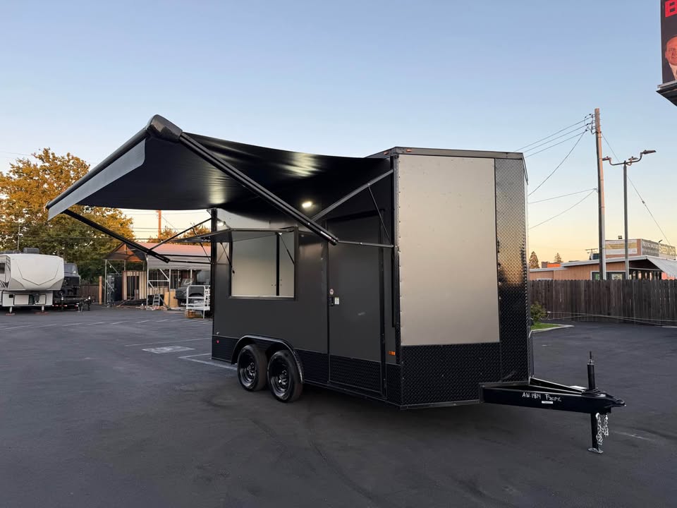 2026 Enclosed Concession Trailer 8.5x14ta cargo custom trailer