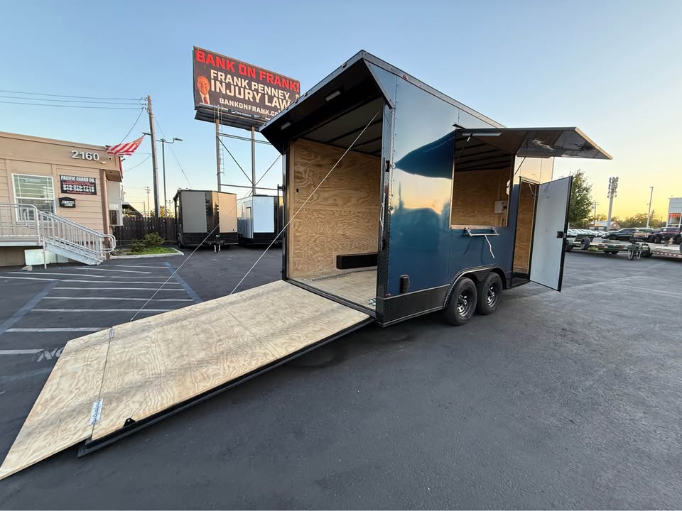 Enclosed Concesion Trailer 8.5x16ta utility cargo trailer
