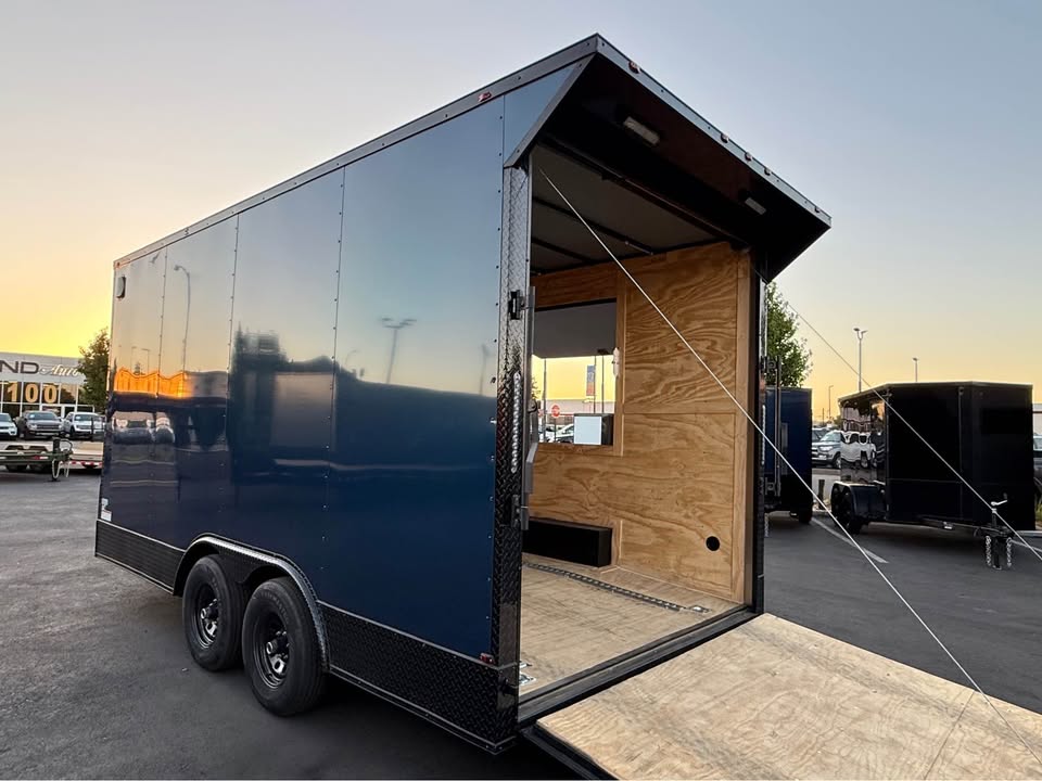 Enclosed Concesion Trailer 8.5x16ta utility cargo trailer