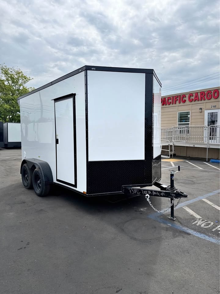 2026 Enclosed Cargo Race Trailer 7x12TA
