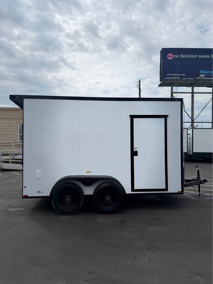 2026 7x12 TA 2026 Enclosed Cargo Race Trailer 7x12TA Black — photo 3 of 10