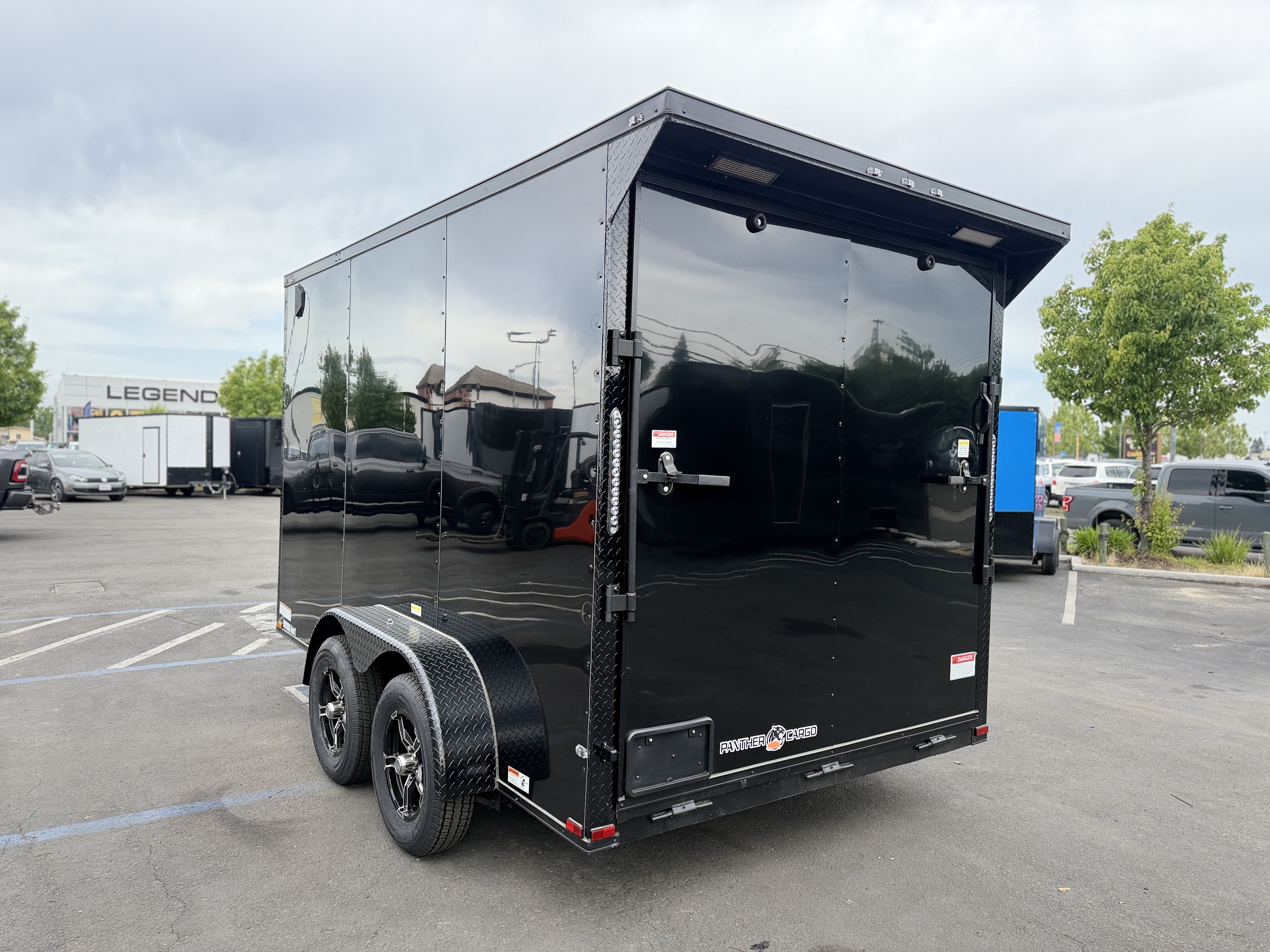 2026 7x12 TA 2026 Panther Cargo 7x12TA Race Trailer Black — photo 3 of 12