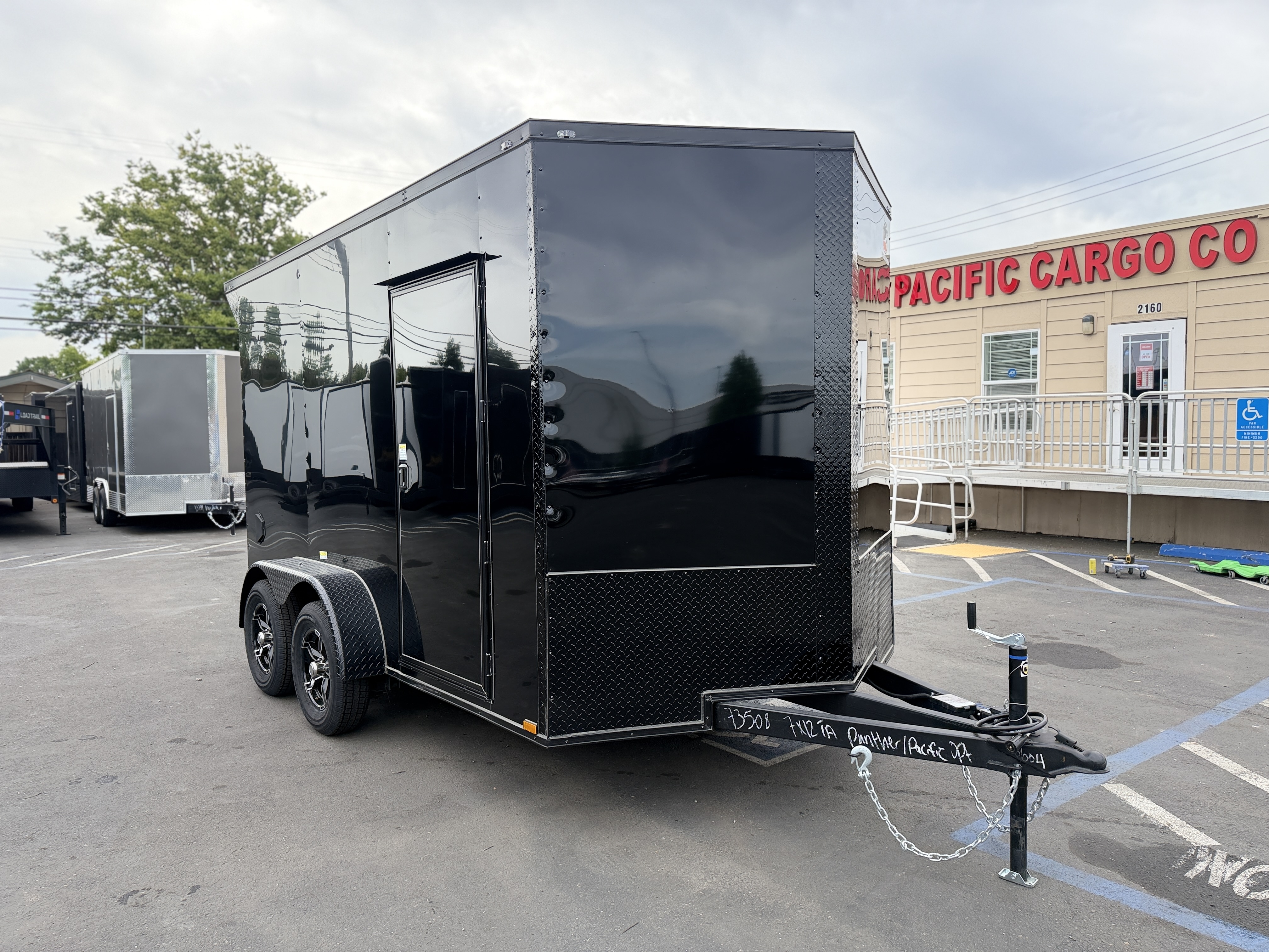 2026 7x12 TA 2026 Panther Cargo 7x12TA Race Trailer Black — photo 1 of 12