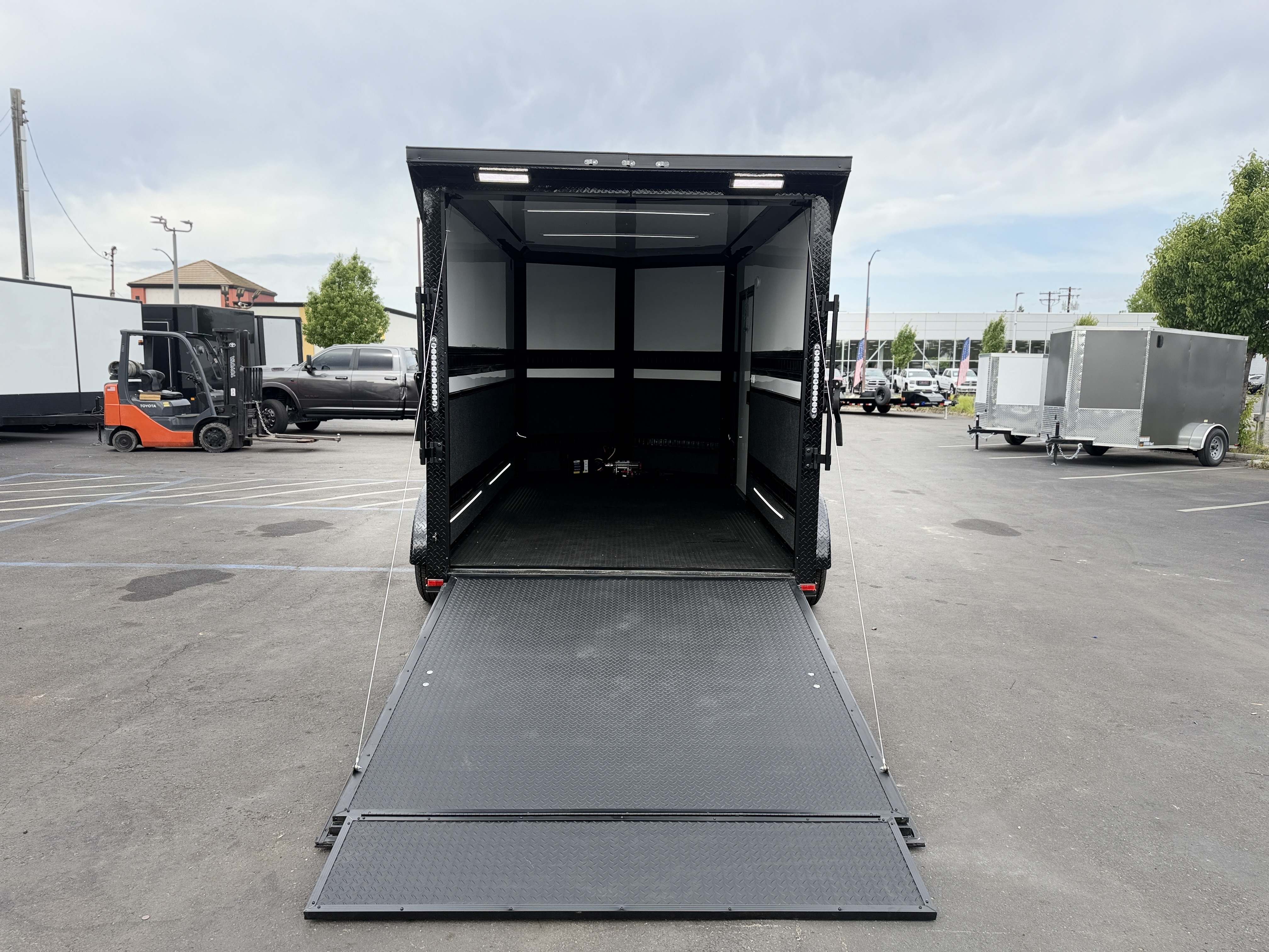2026 7x12 TA 2026 Panther Cargo 7x12TA Race Trailer Black — photo 10 of 12