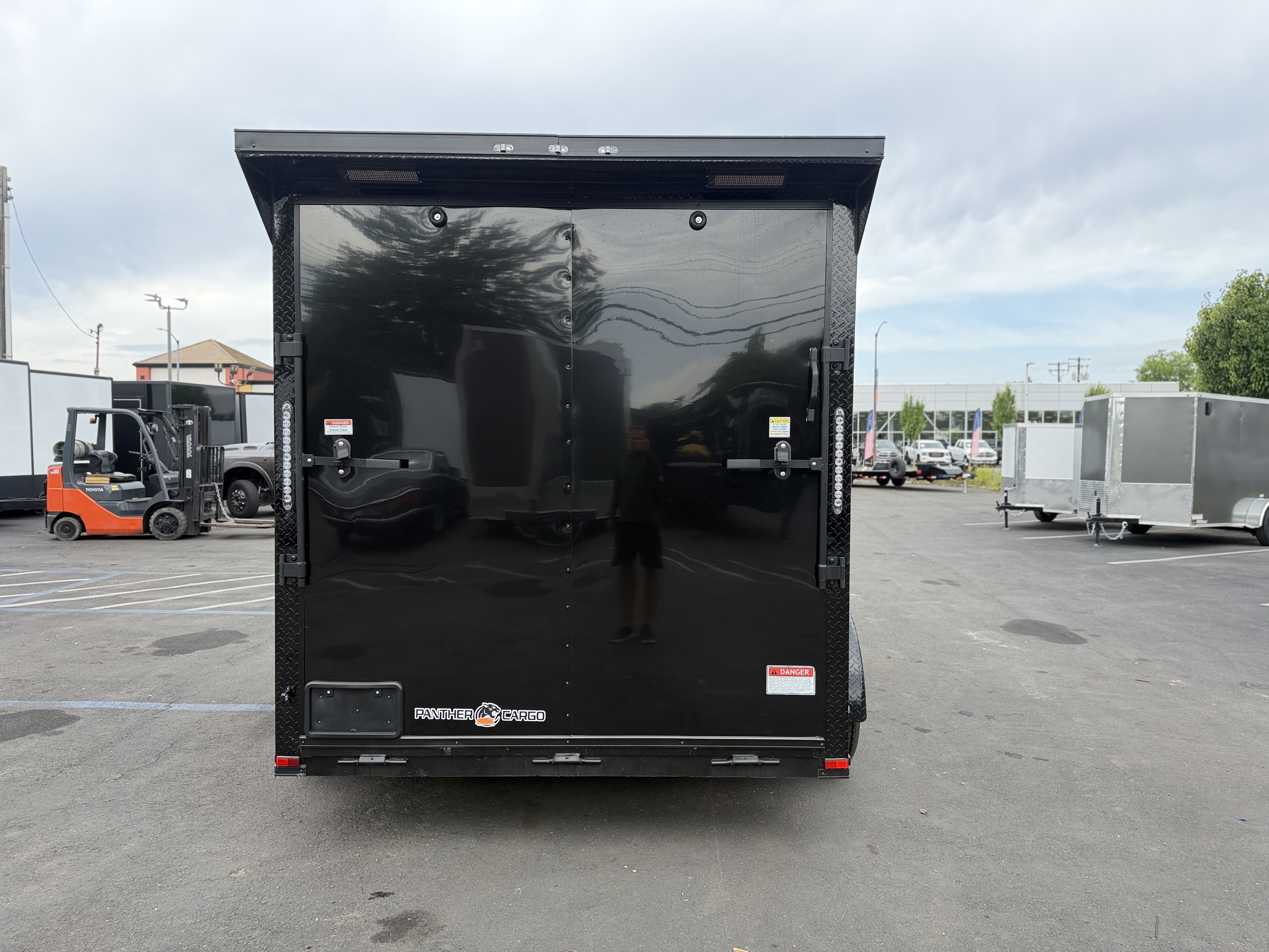 2026 7x12 TA 2026 Panther Cargo 7x12TA Race Trailer Black — photo 7 of 12