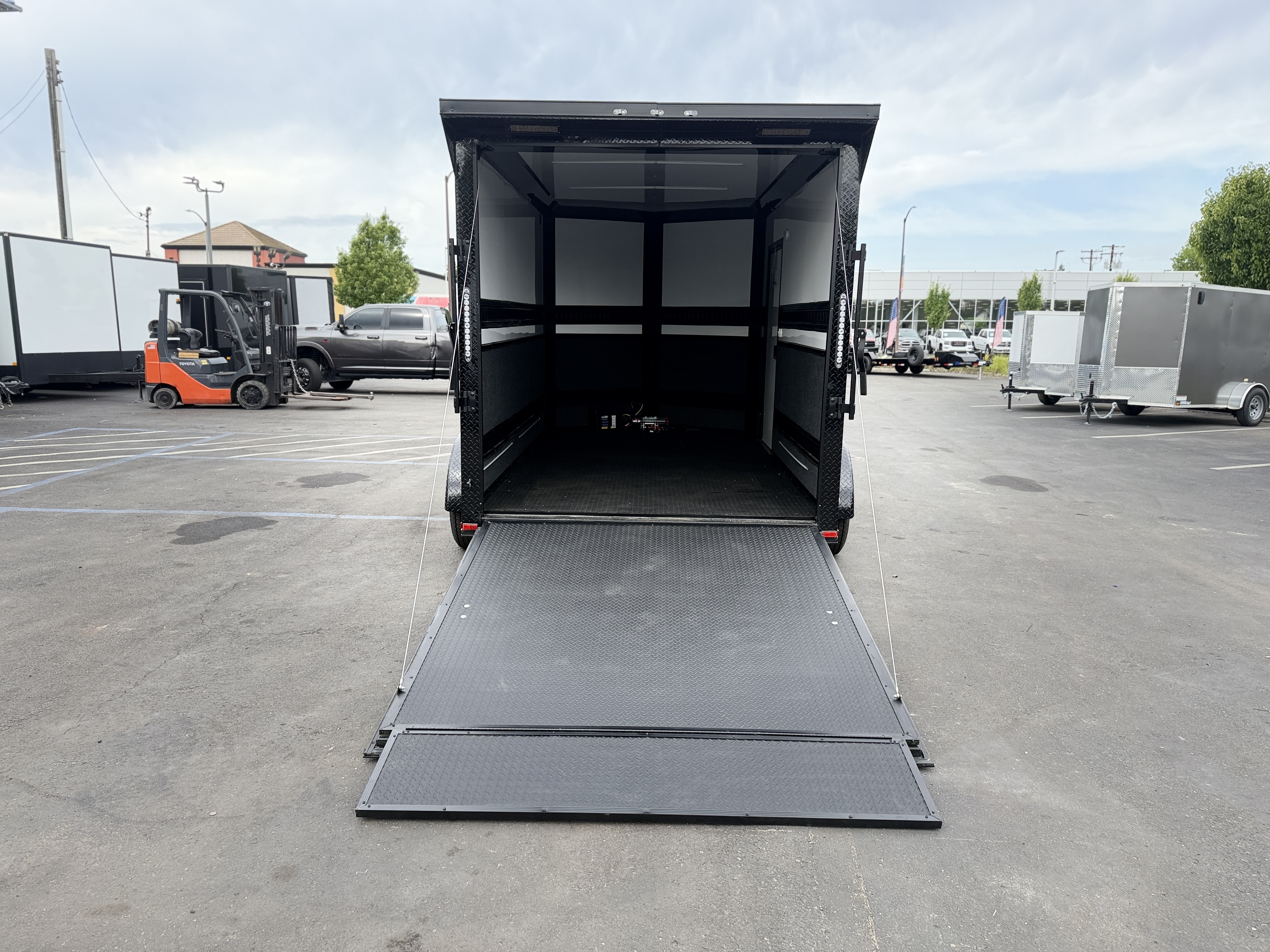 2026 7x12 TA 2026 Panther Cargo 7x12TA Race Trailer Black — photo 9 of 12