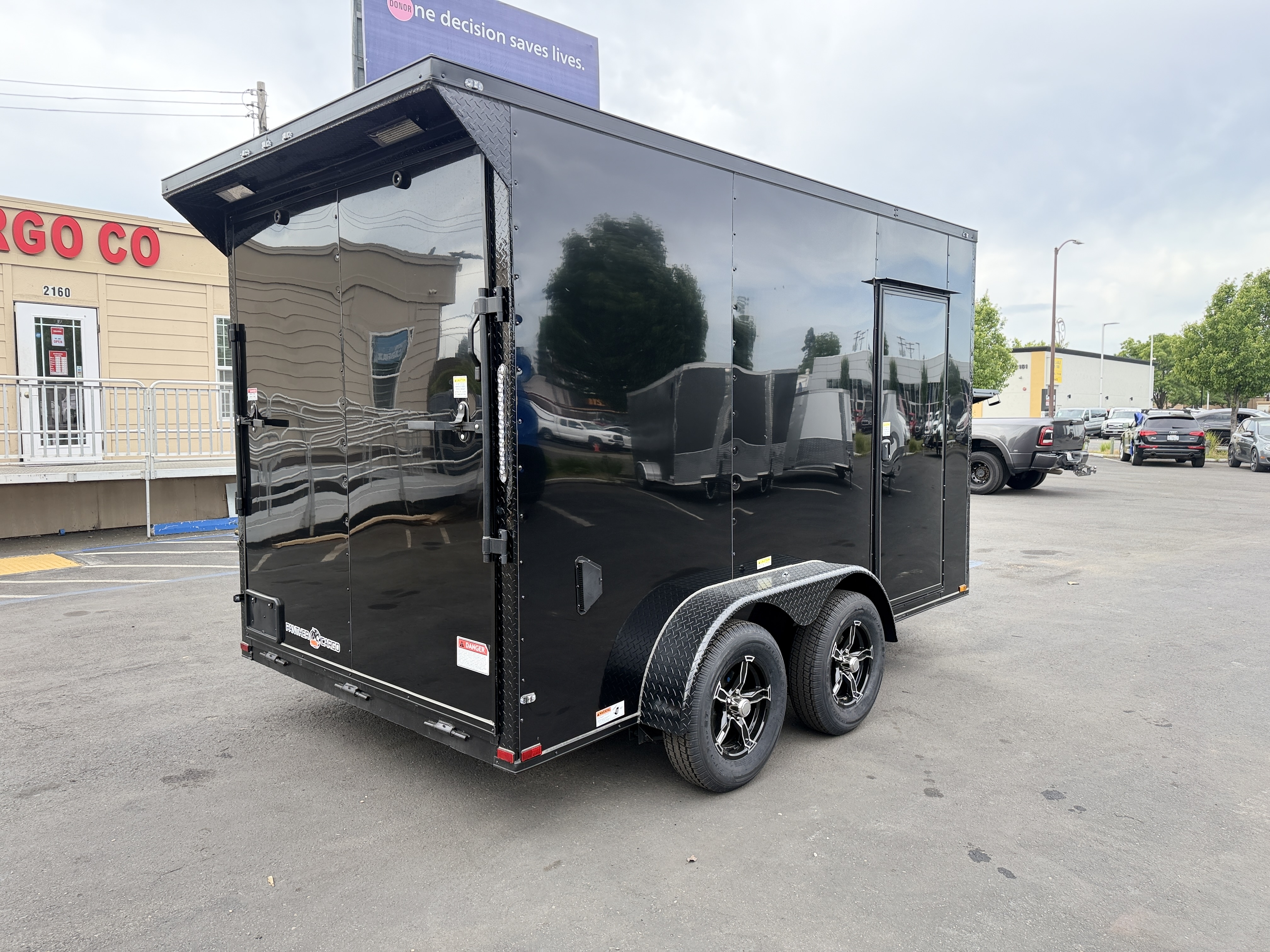 2026 7x12 TA 2026 Panther Cargo 7x12TA Race Trailer Black — photo 4 of 12