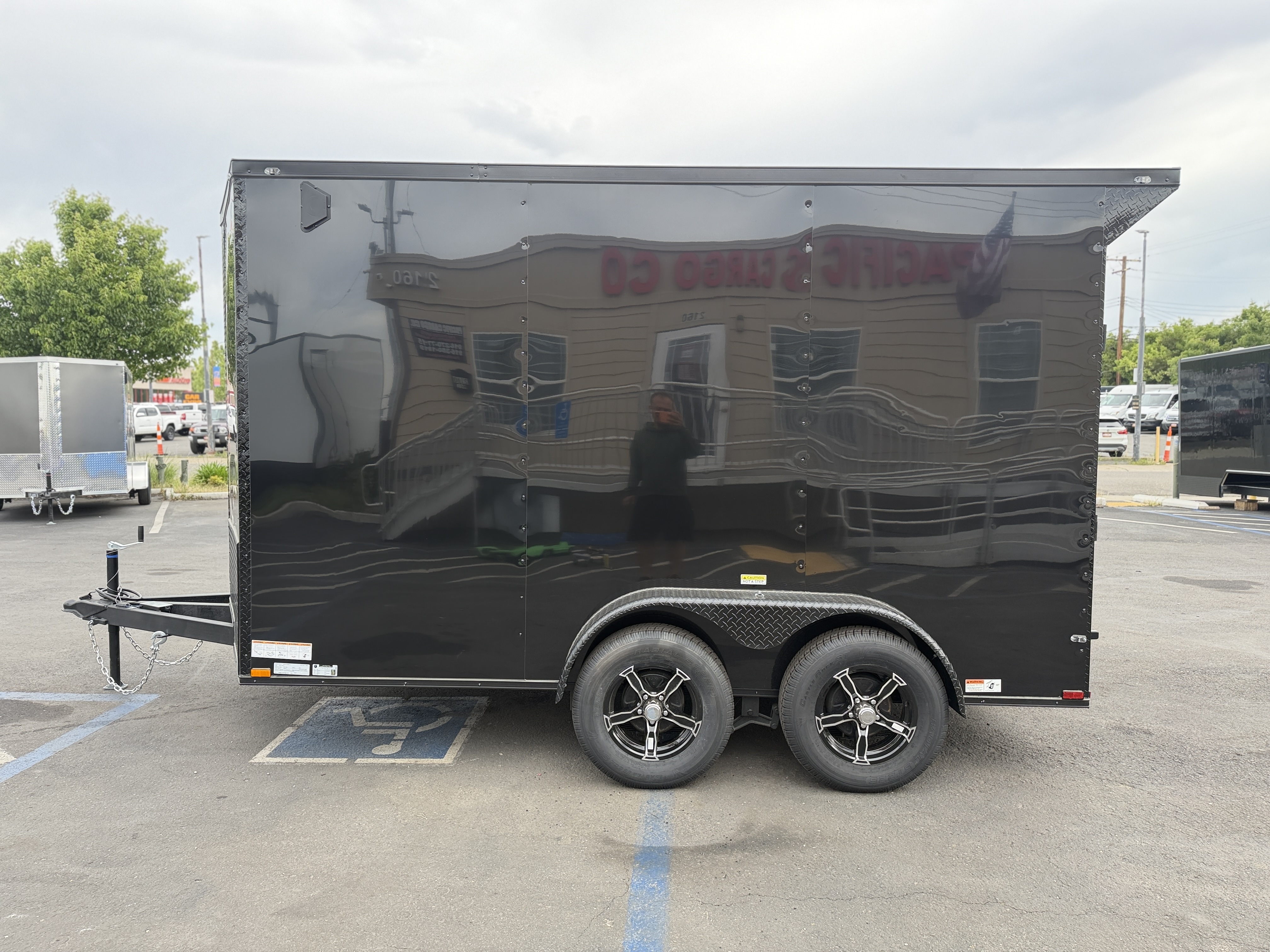 2026 7x12 TA 2026 Panther Cargo 7x12TA Race Trailer Black — photo 6 of 12