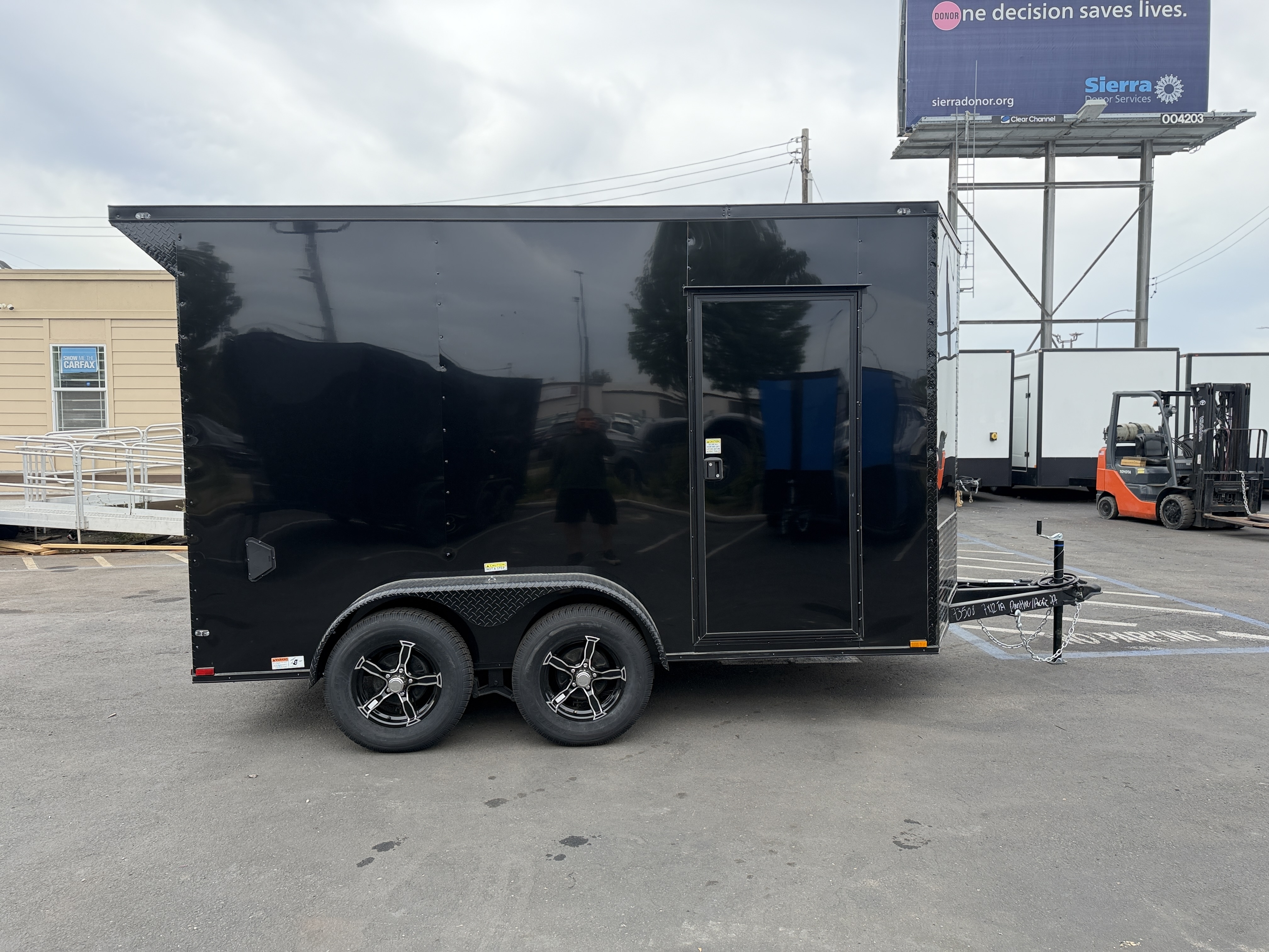 2026 7x12 TA 2026 Panther Cargo 7x12TA Race Trailer Black — photo 5 of 12