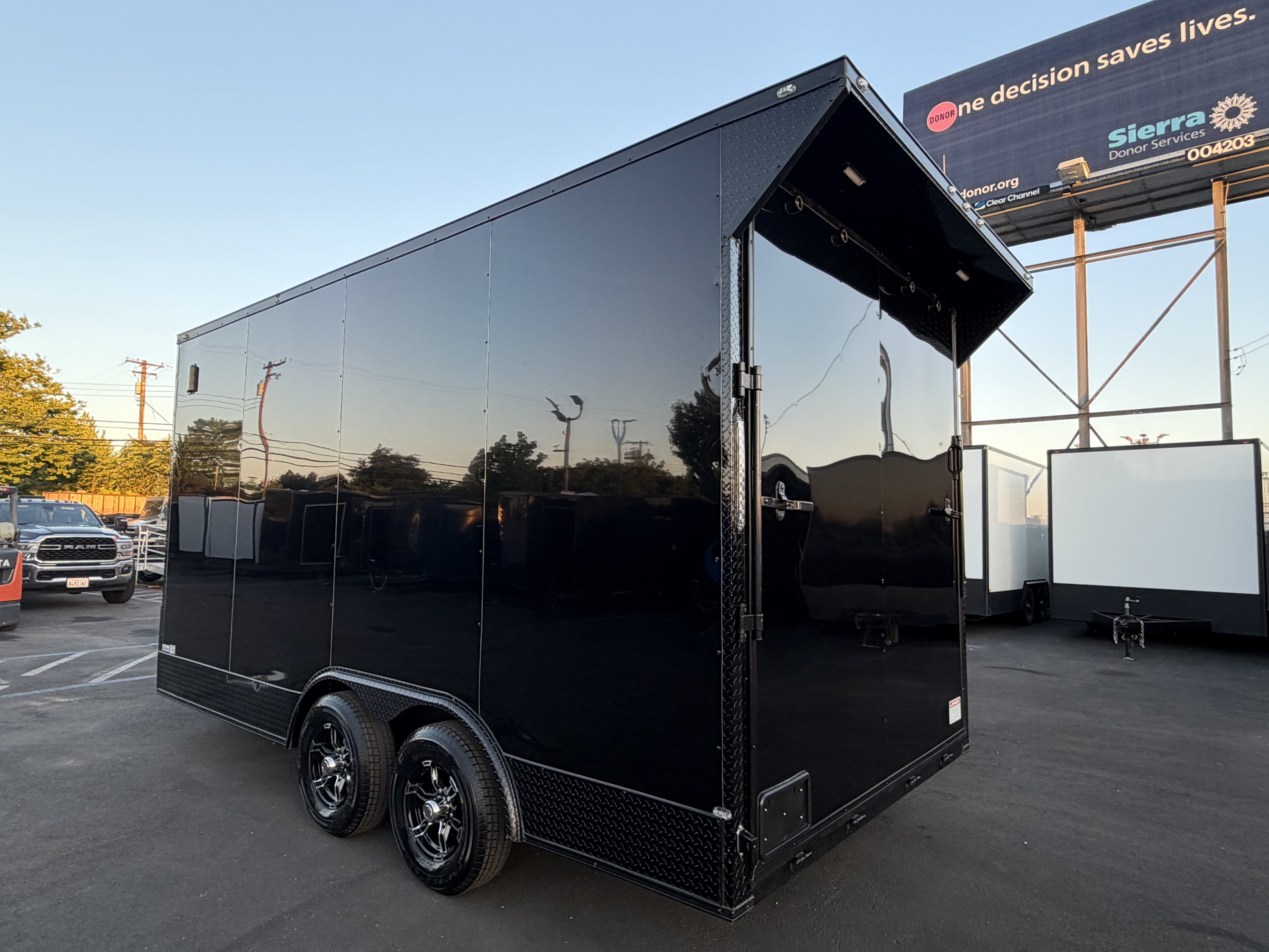 2026 8.5x16 TA 2026 Panther Cargo 8.5x16TA Carhauler Toyhauler Black — photo 4 of 10