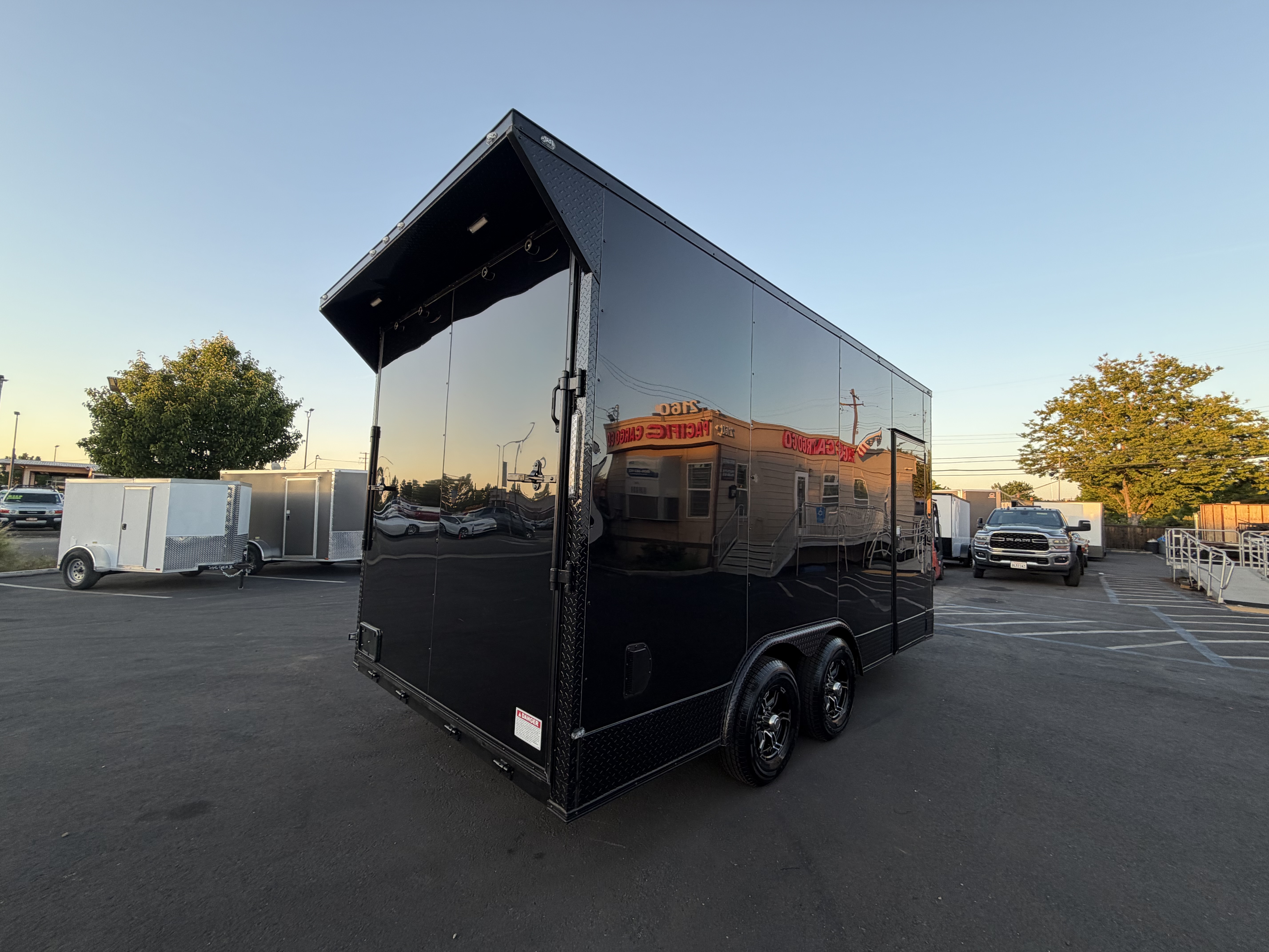 2026 8.5x16 TA 2026 Panther Cargo 8.5x16TA Carhauler Toyhauler Black — photo 5 of 10