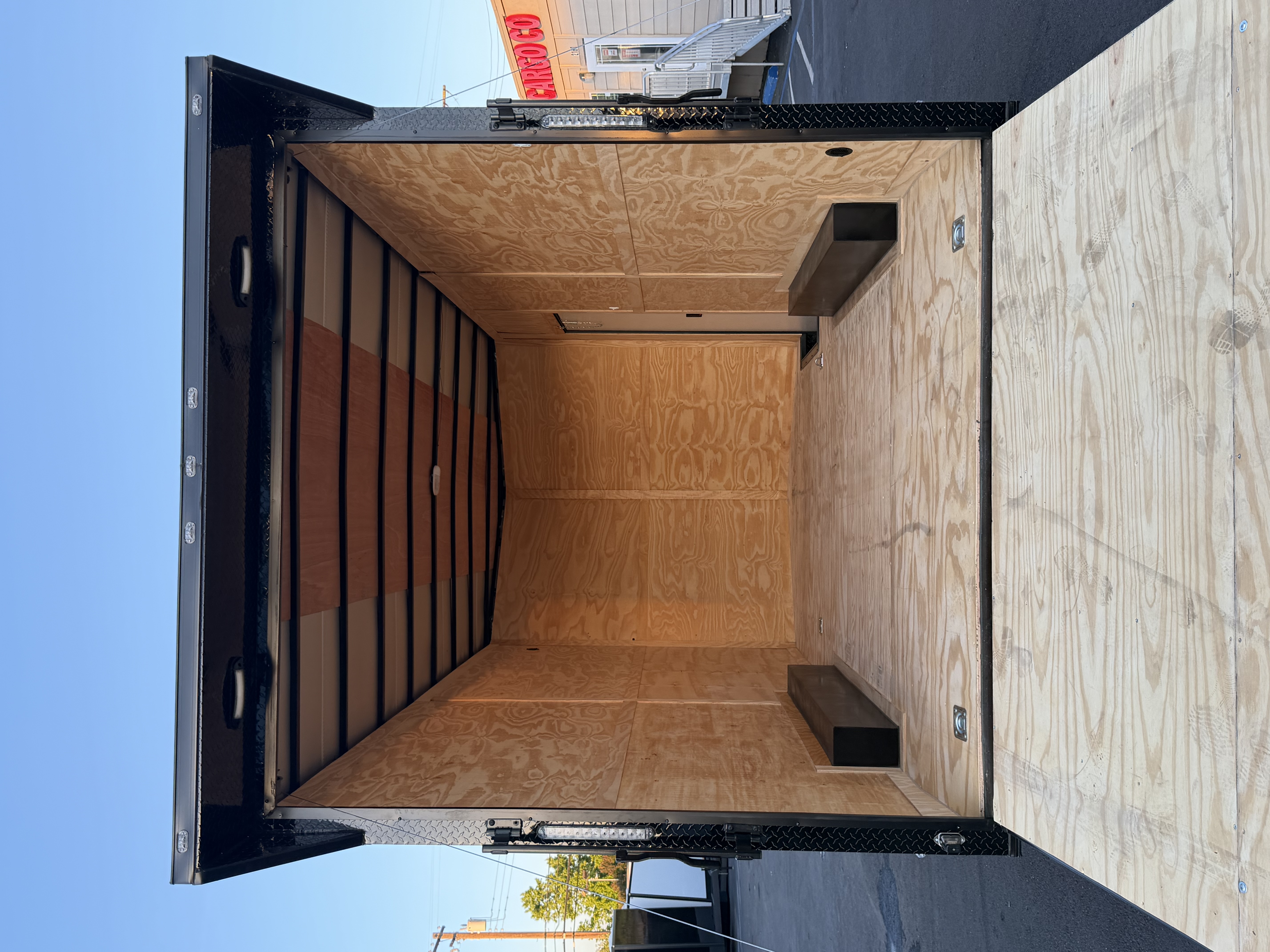 2026 8.5x16 TA 2026 Panther Cargo 8.5x16TA Carhauler Toyhauler Black — photo 8 of 10