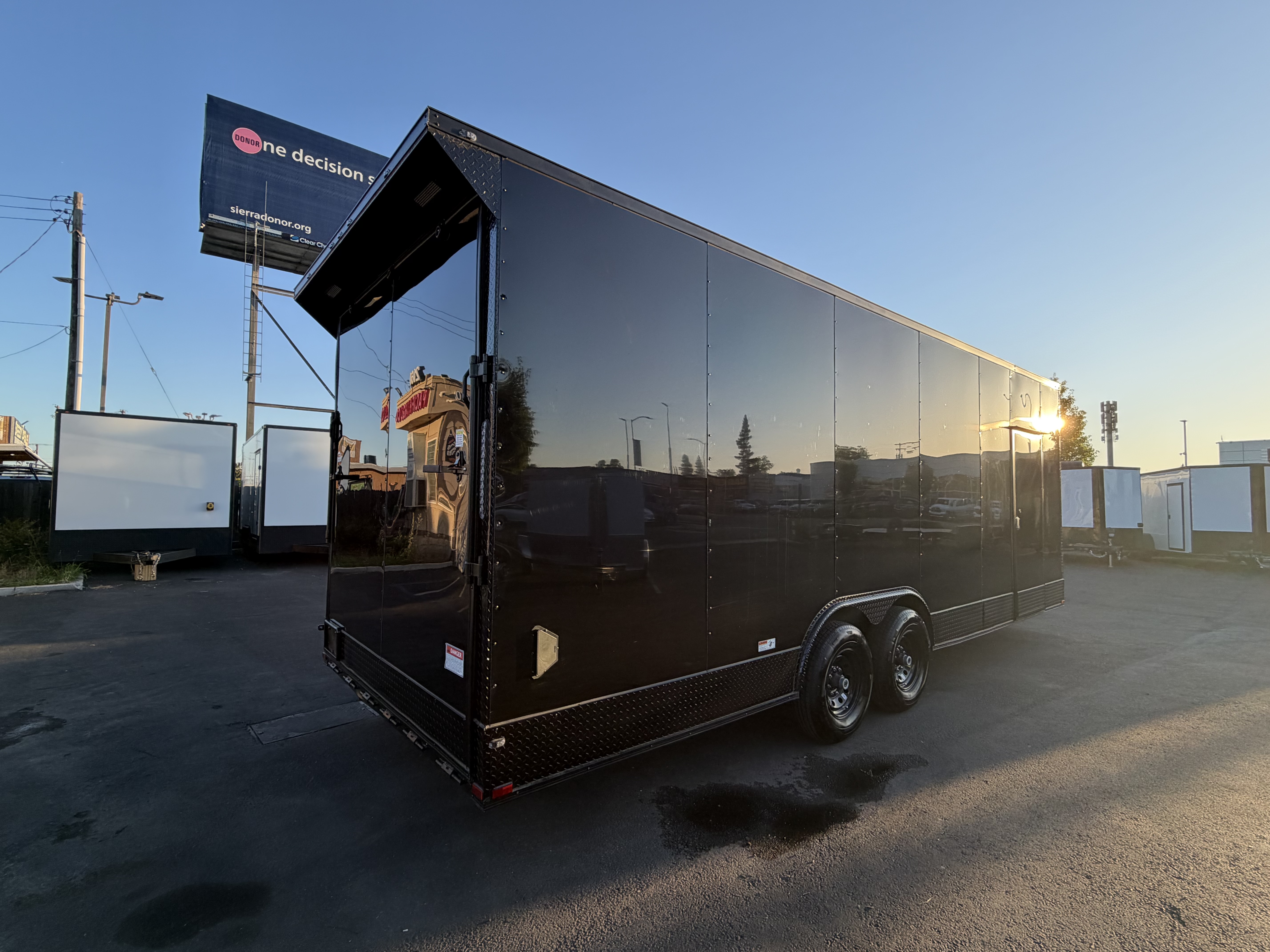 2026 8.5x24 TA 2026 Panther Cargo 8.5x24TA Carhauler Toyhauler Black — photo 5 of 12