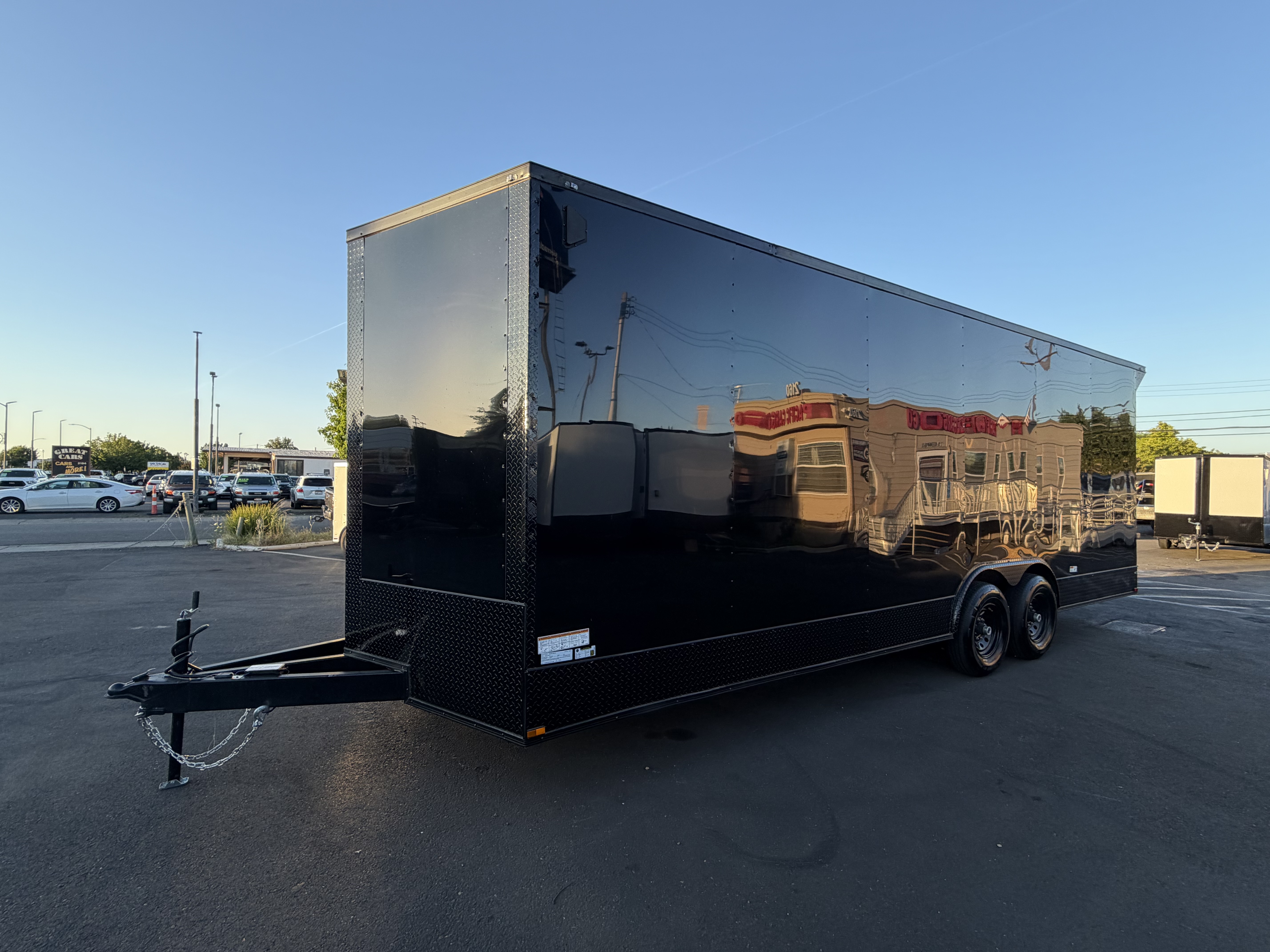 2026 8.5x24 TA 2026 Panther Cargo 8.5x24TA Carhauler Toyhauler Black — photo 2 of 12