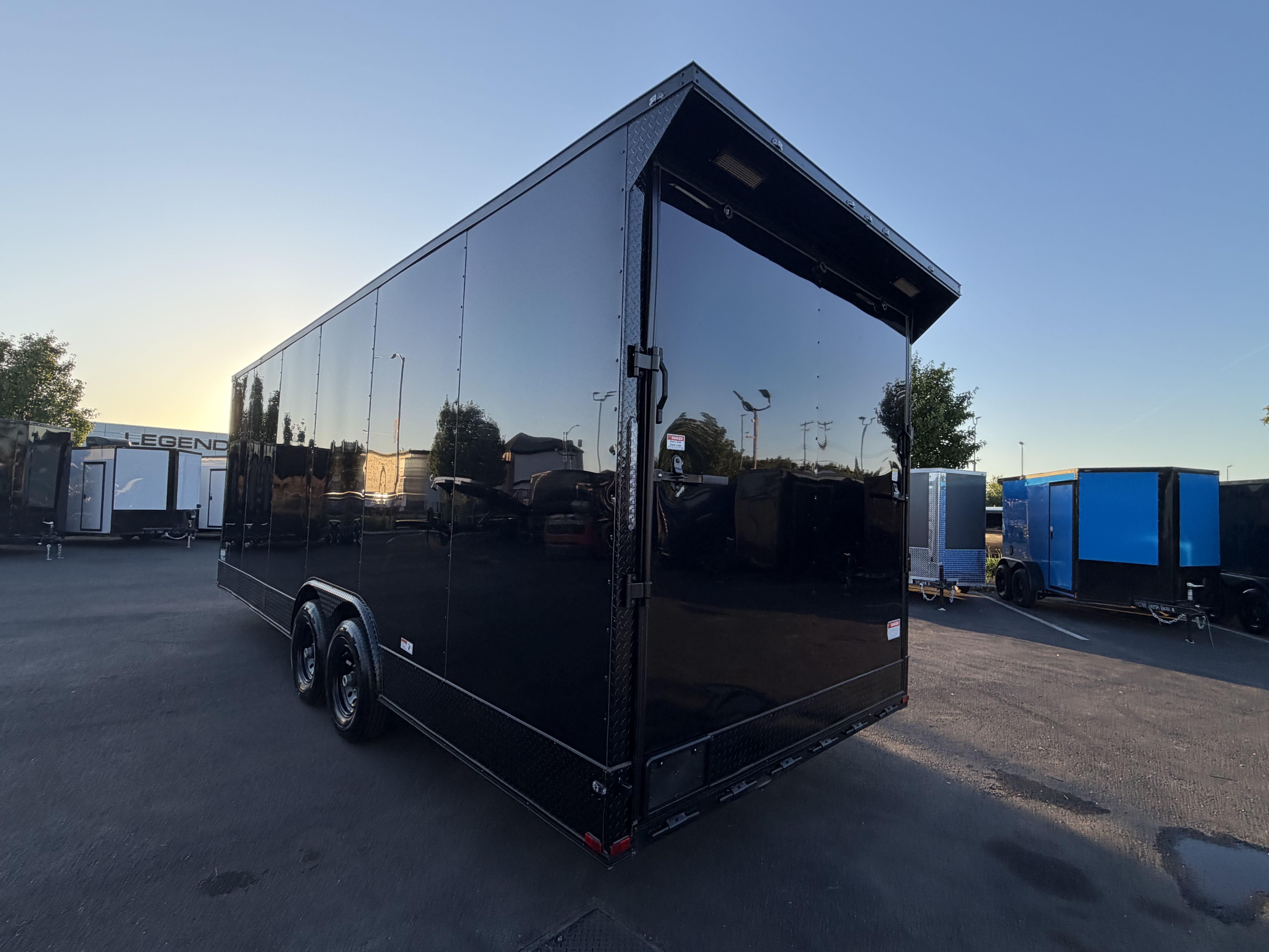 2026 8.5x24 TA 2026 Panther Cargo 8.5x24TA Carhauler Toyhauler Black — photo 6 of 12