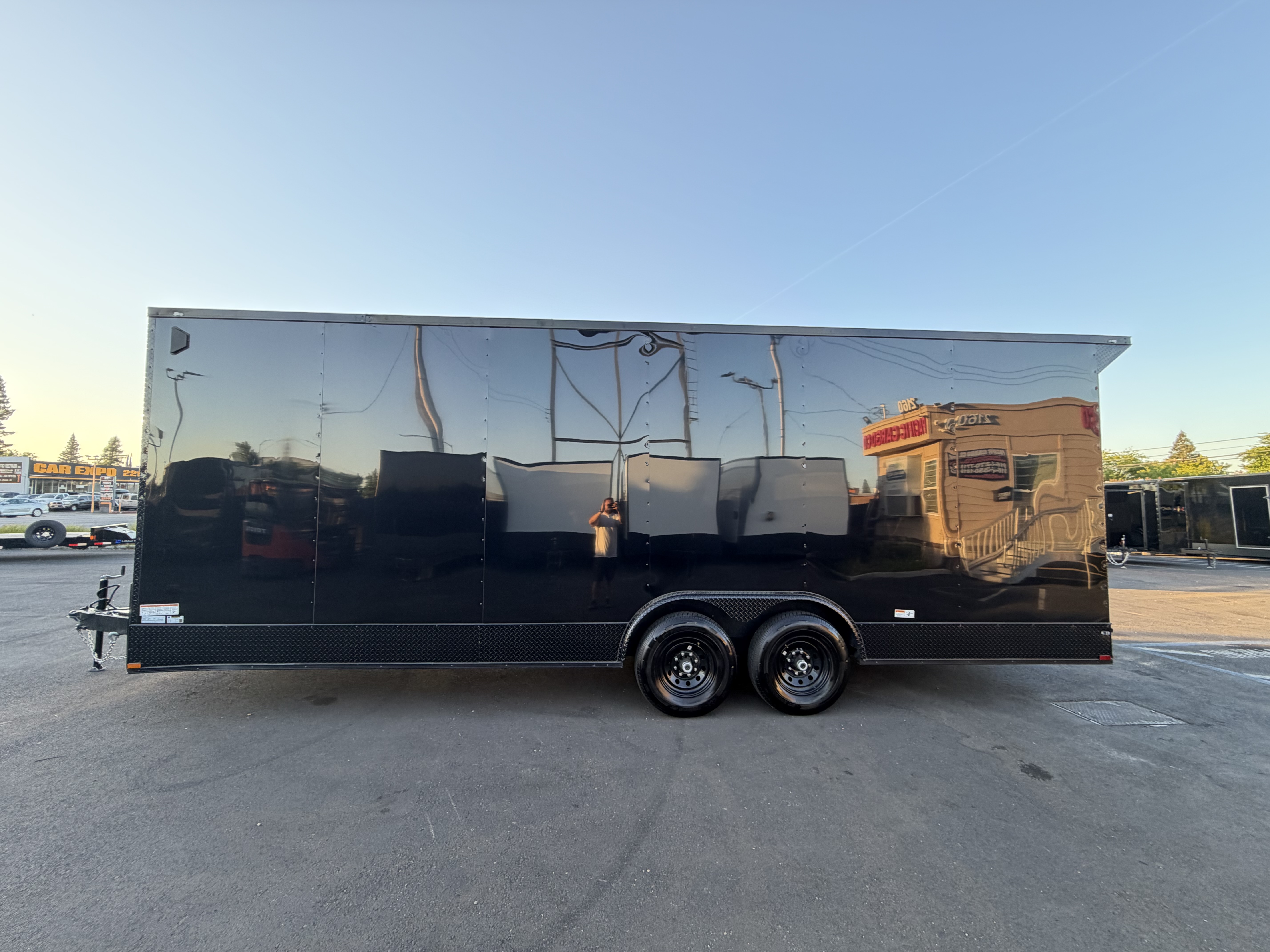 2026 8.5x24 TA 2026 Panther Cargo 8.5x24TA Carhauler Toyhauler Black — photo 3 of 12