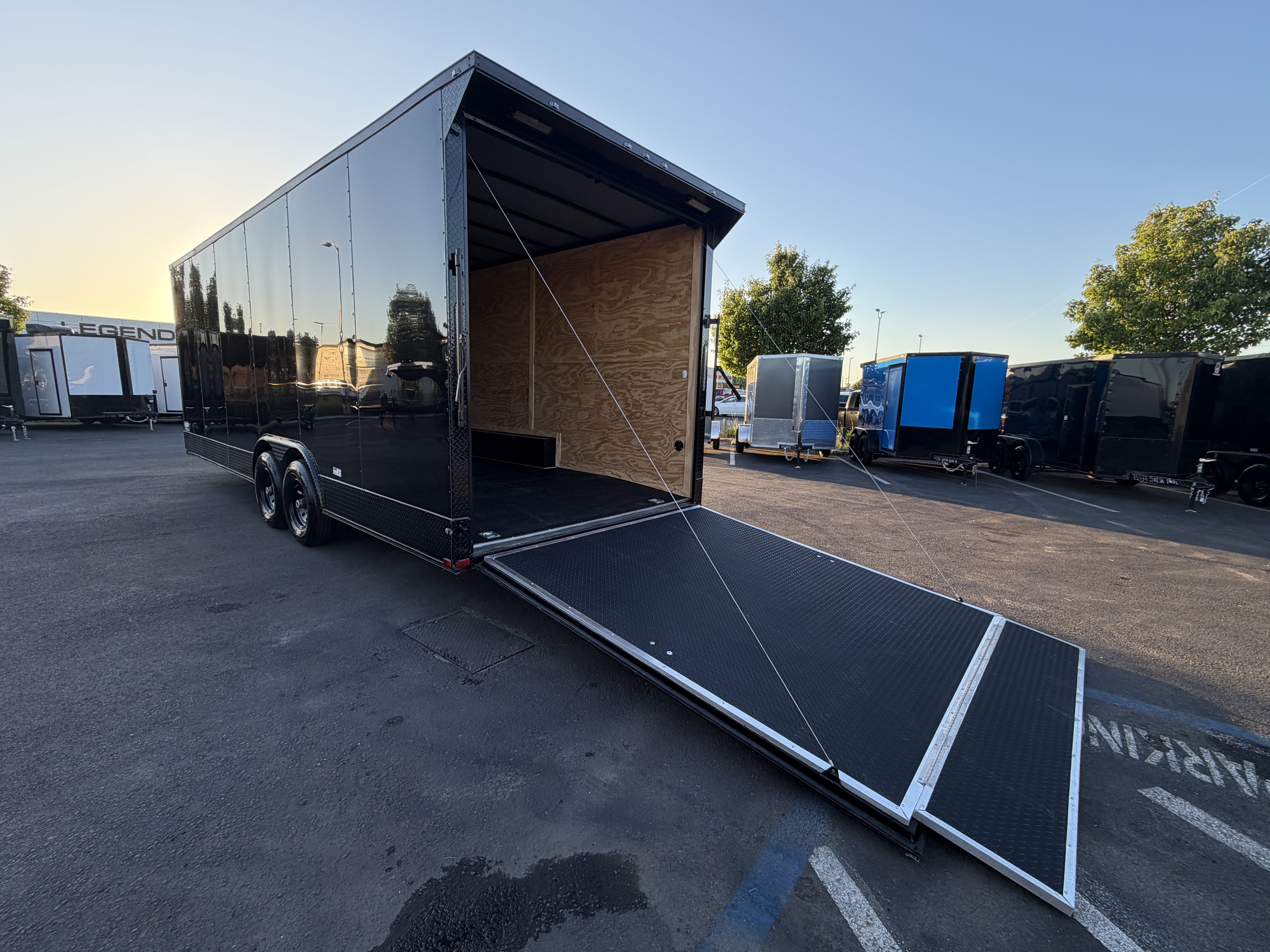 2026 8.5x24 TA 2026 Panther Cargo 8.5x24TA Carhauler Toyhauler Black — photo 7 of 12