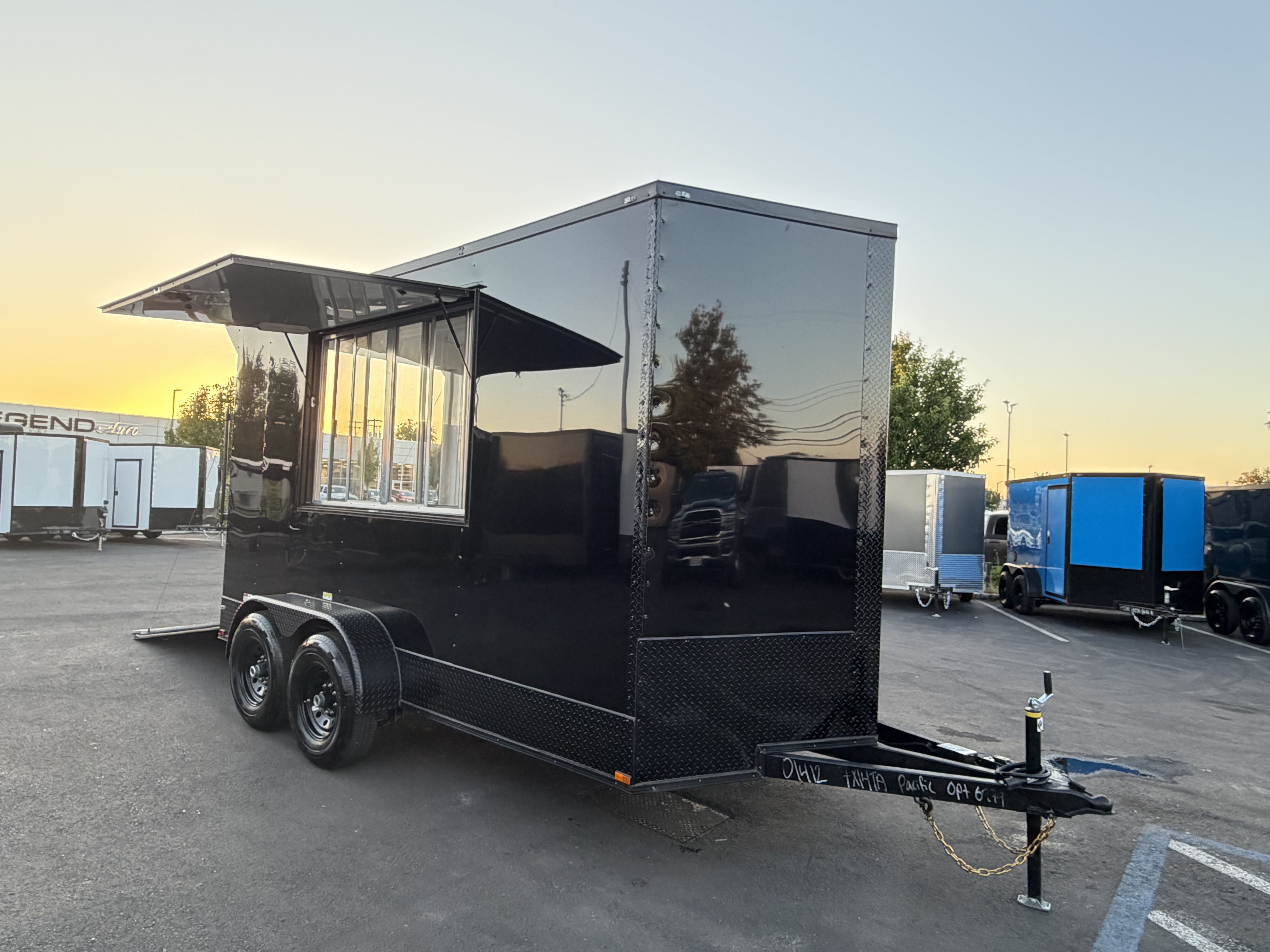 2026 7x14 TA 2026 Panther Cargo 7x14TA Concession Trailer Black — photo 1 of 20