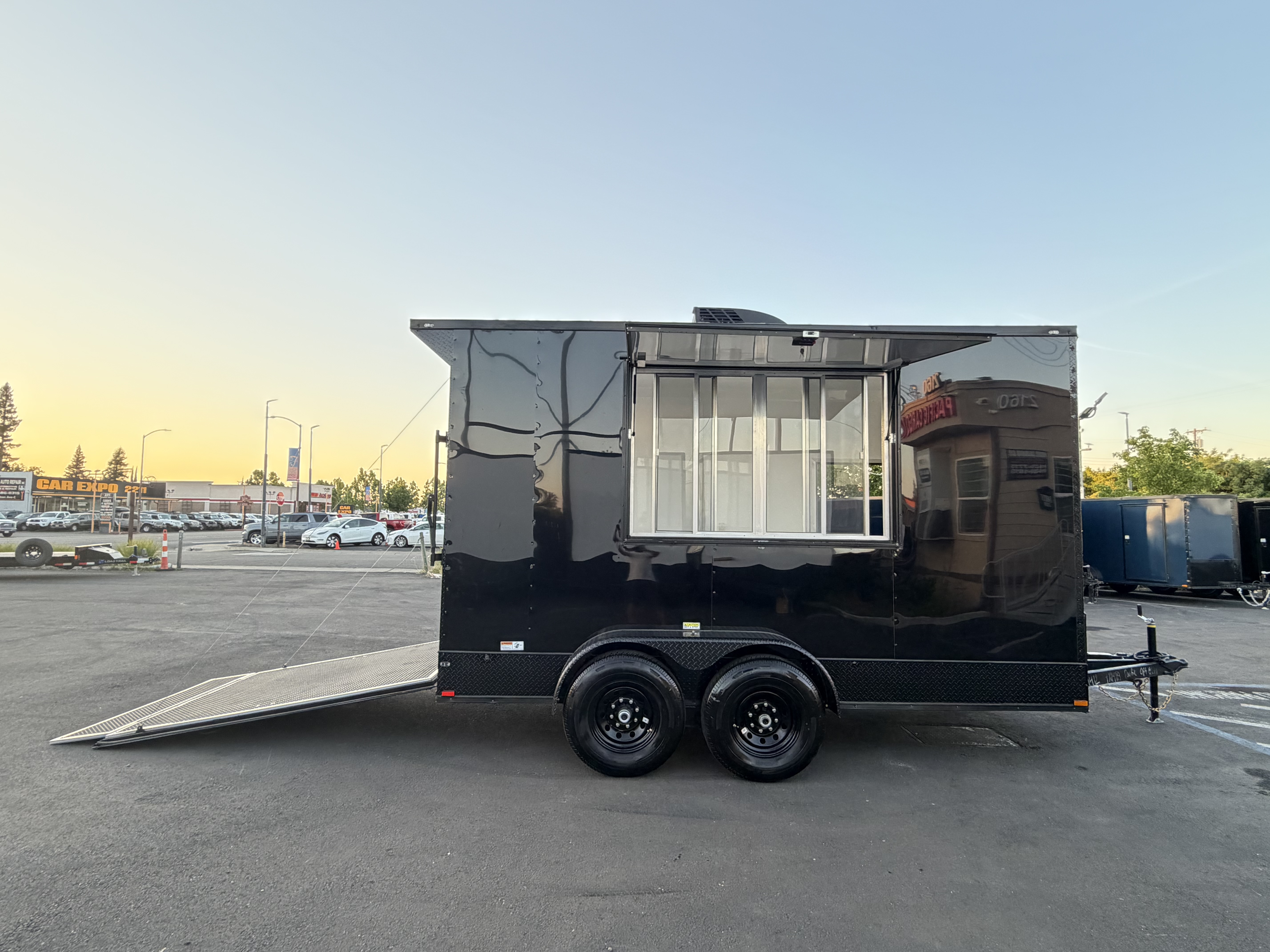 2026 7x14 TA 2026 Panther Cargo 7x14TA Concession Trailer Black — photo 2 of 20