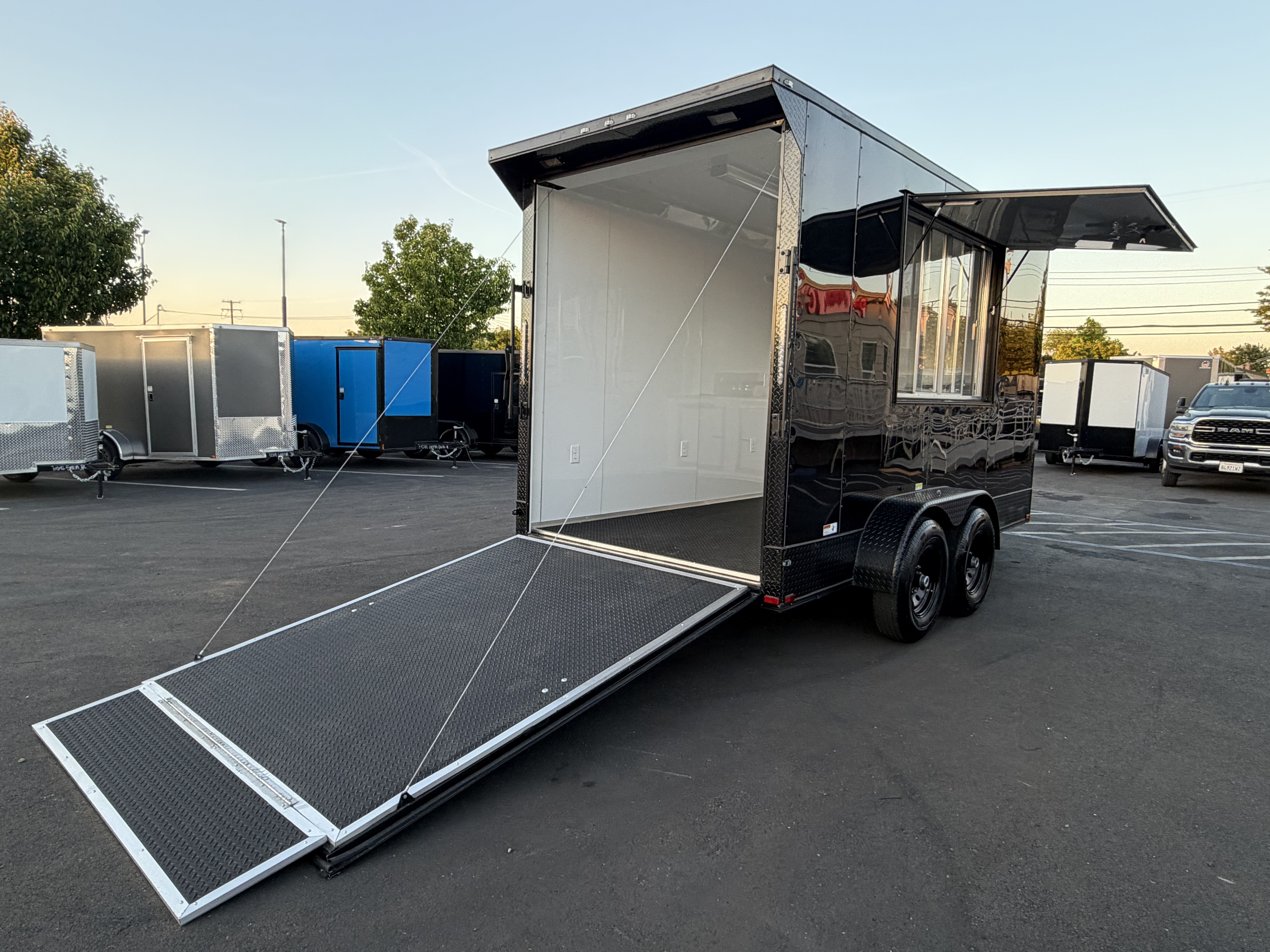 2026 7x14 TA 2026 Panther Cargo 7x14TA Concession Trailer Black — photo 4 of 20