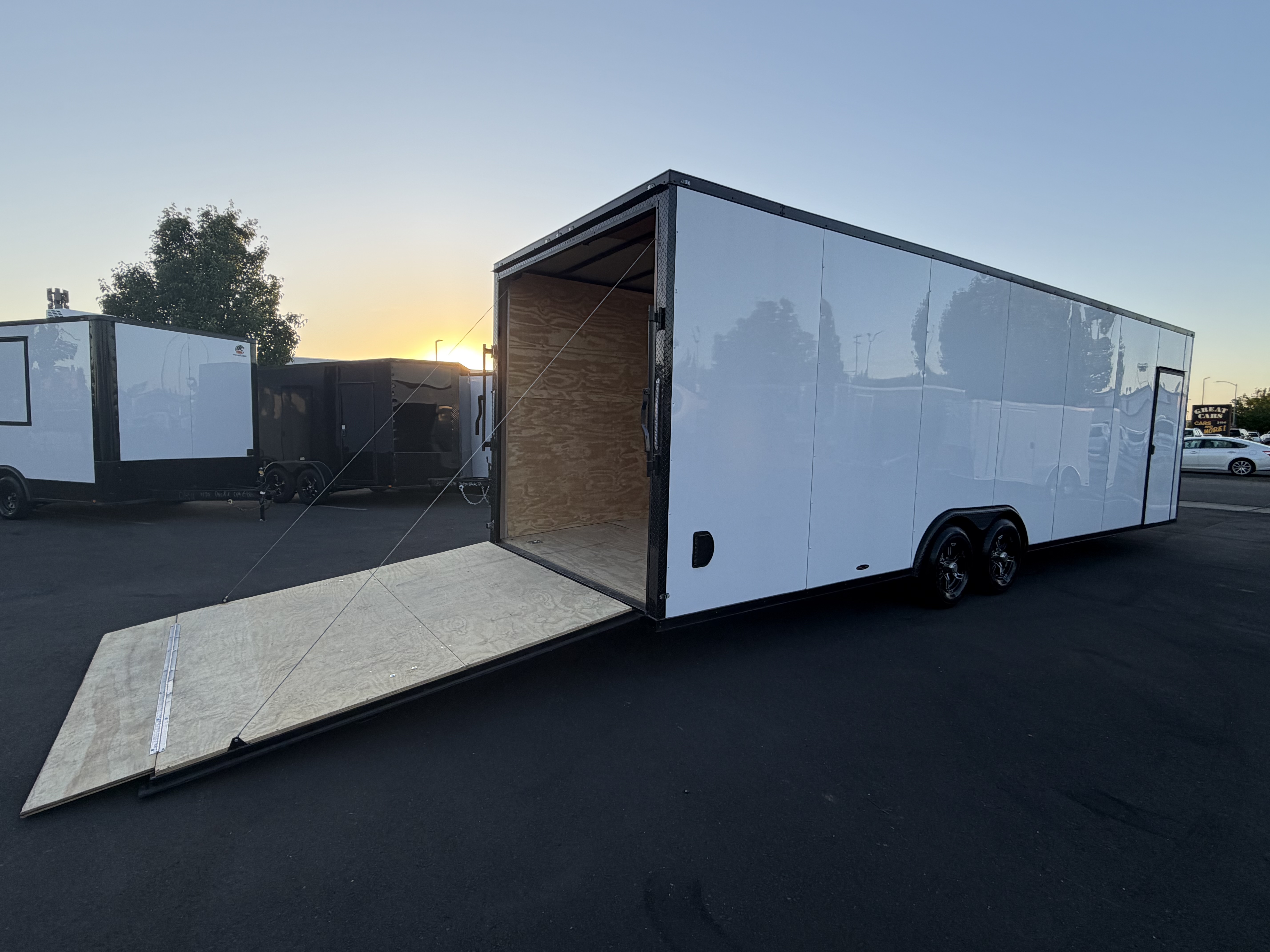 2026 8.5x28 TA DSG 8.5x28TA Carhauler Toyhauler Trailer White — photo 9 of 10