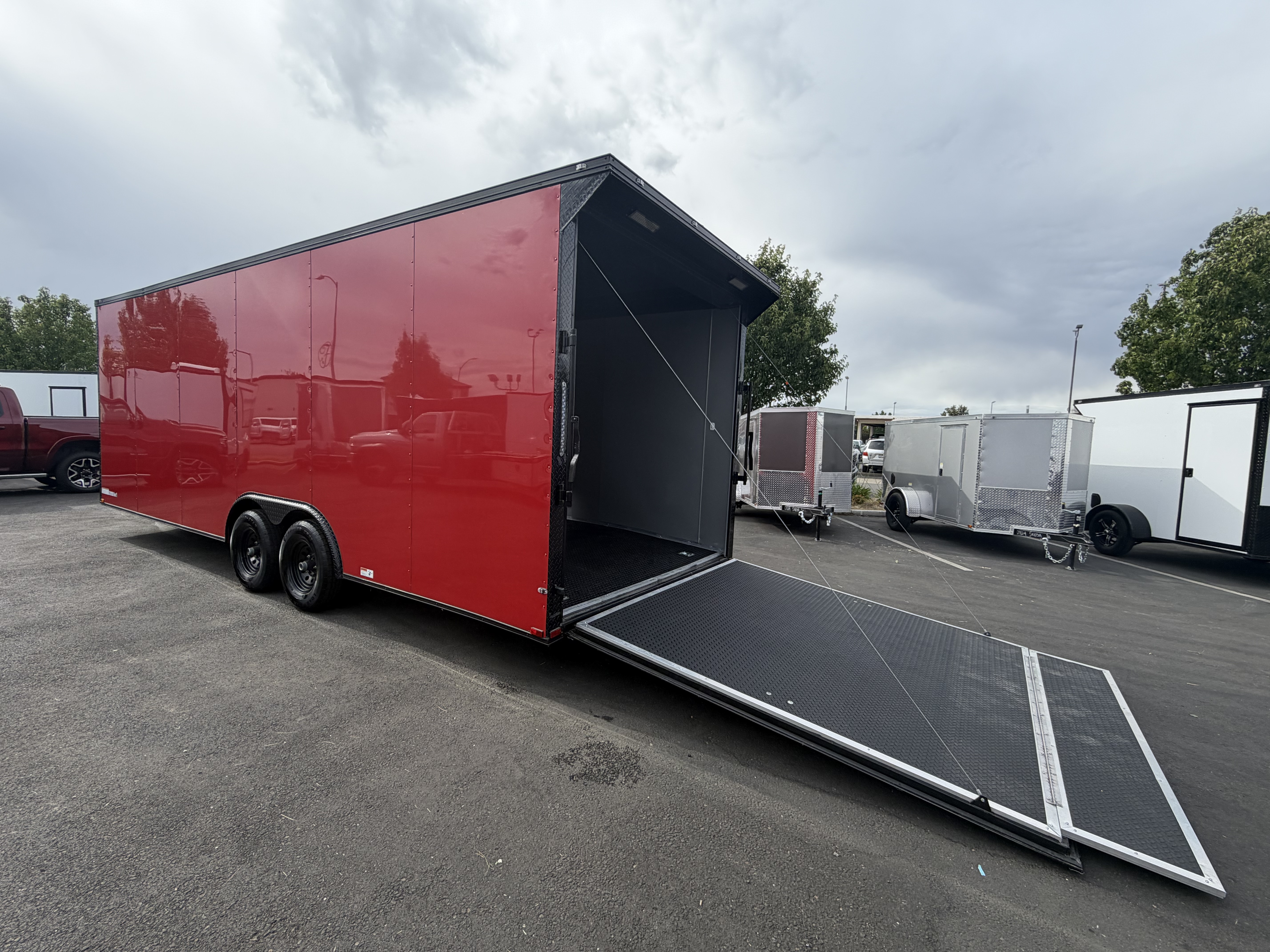 2026 8.5x24 TA 2026 Panther Cargo 8.5x24TA Race Trailer Red — photo 14 of 14