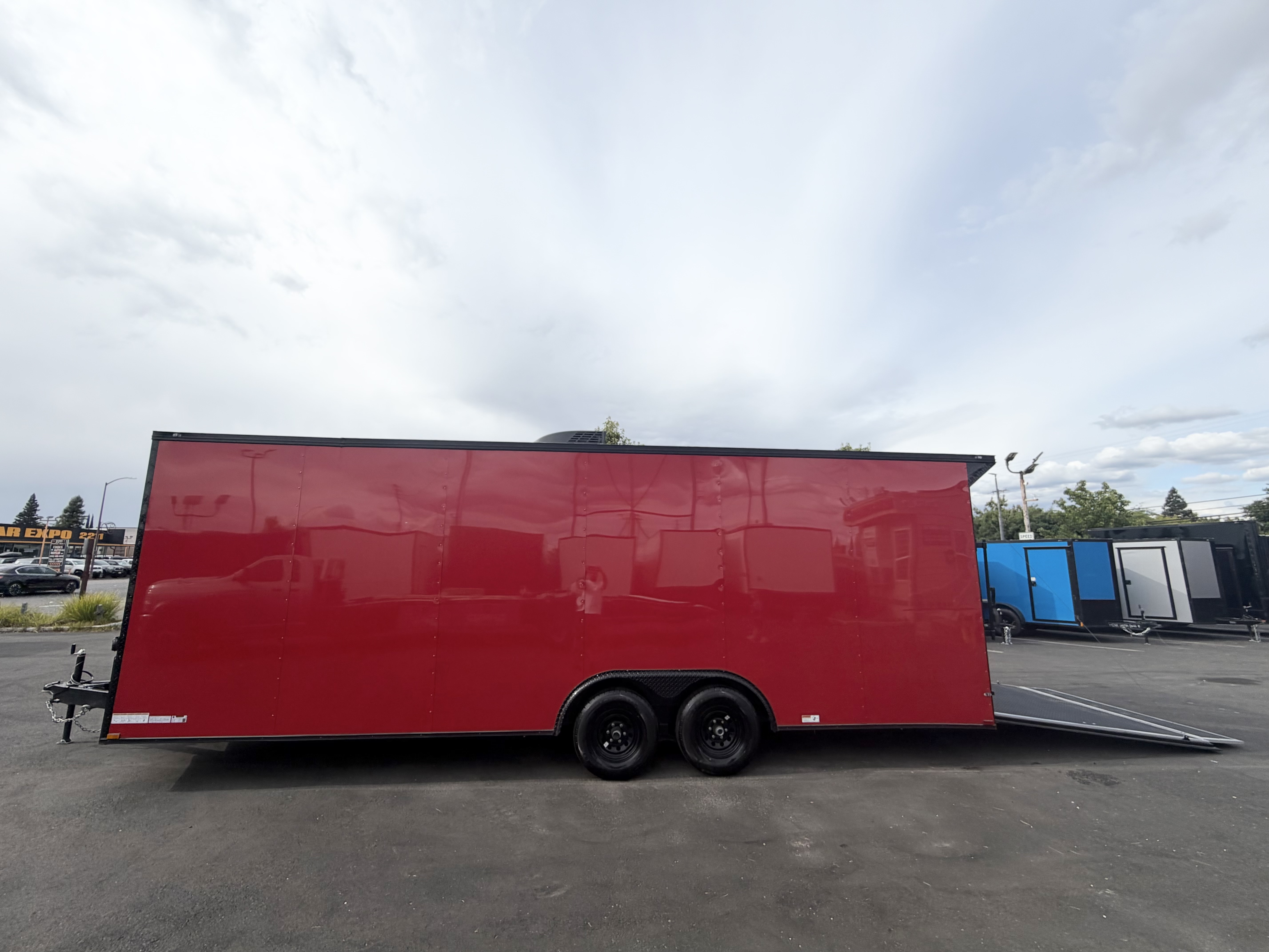 2026 8.5x24 TA 2026 Panther Cargo 8.5x24TA Race Trailer Red — photo 9 of 14