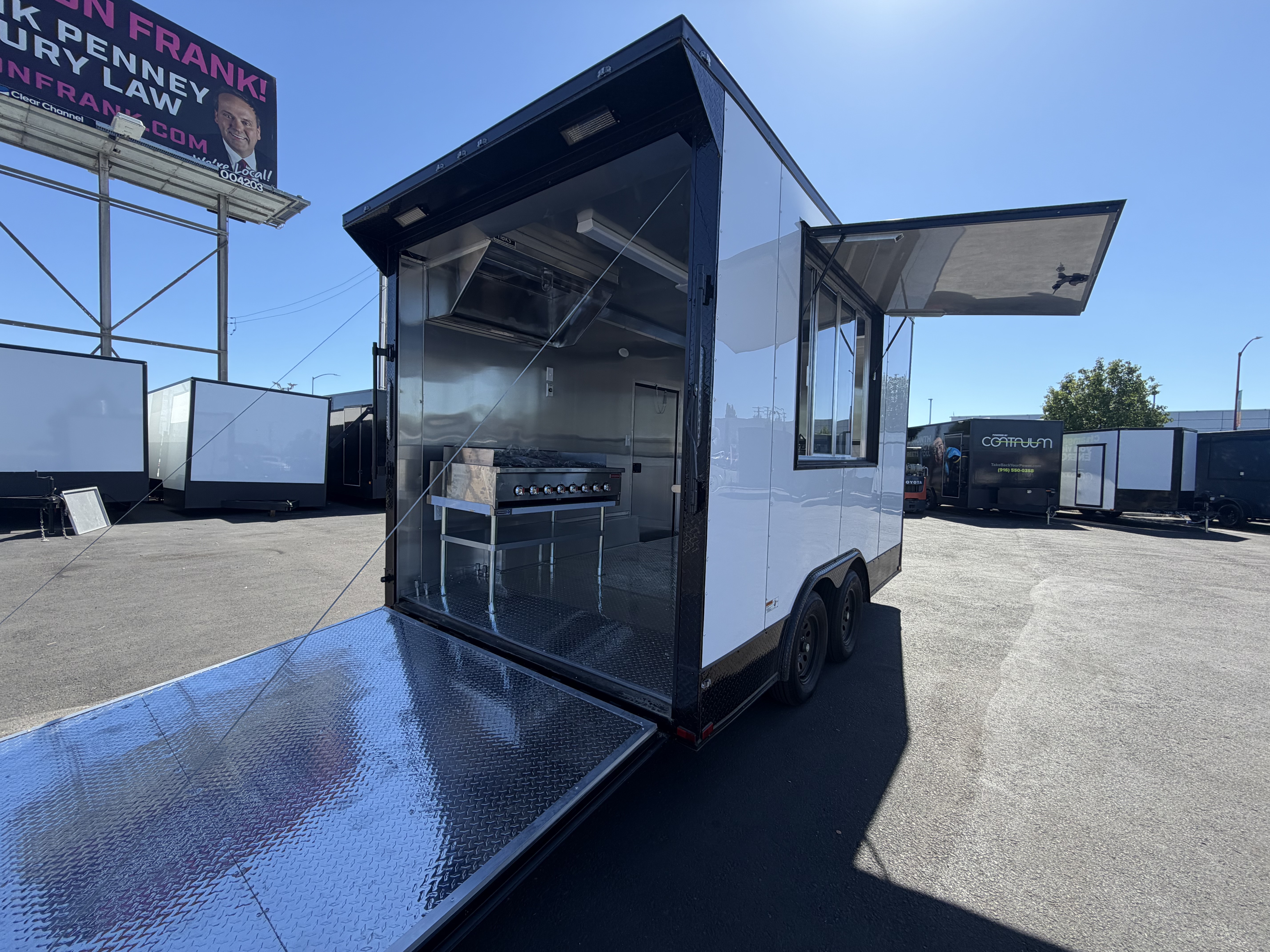 2026 8.5x14 TA 2026 Panther Cargo Concession Trailer White — photo 3 of 11