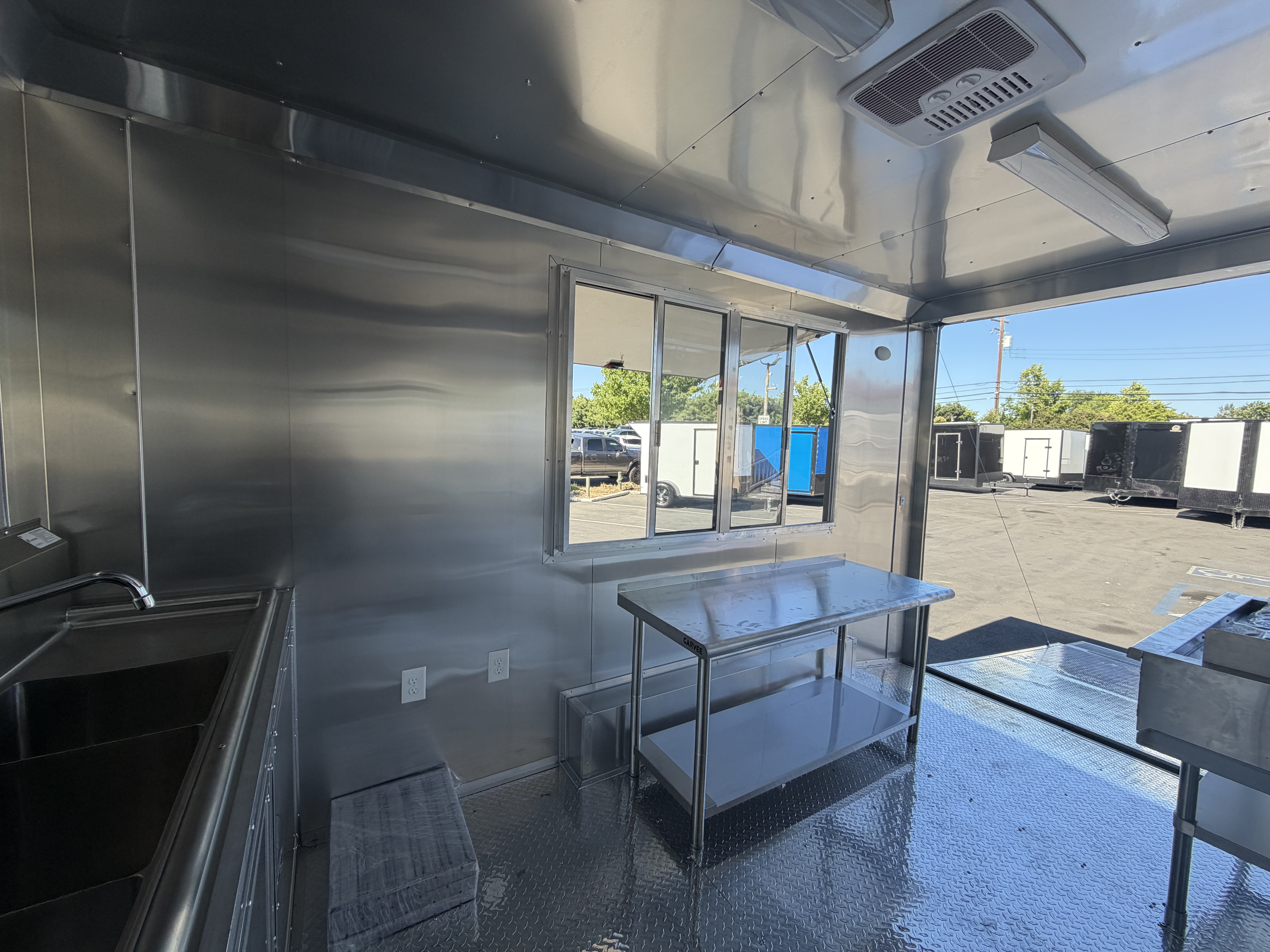 2026 8.5x14 TA 2026 Panther Cargo Concession Trailer White — photo 8 of 11