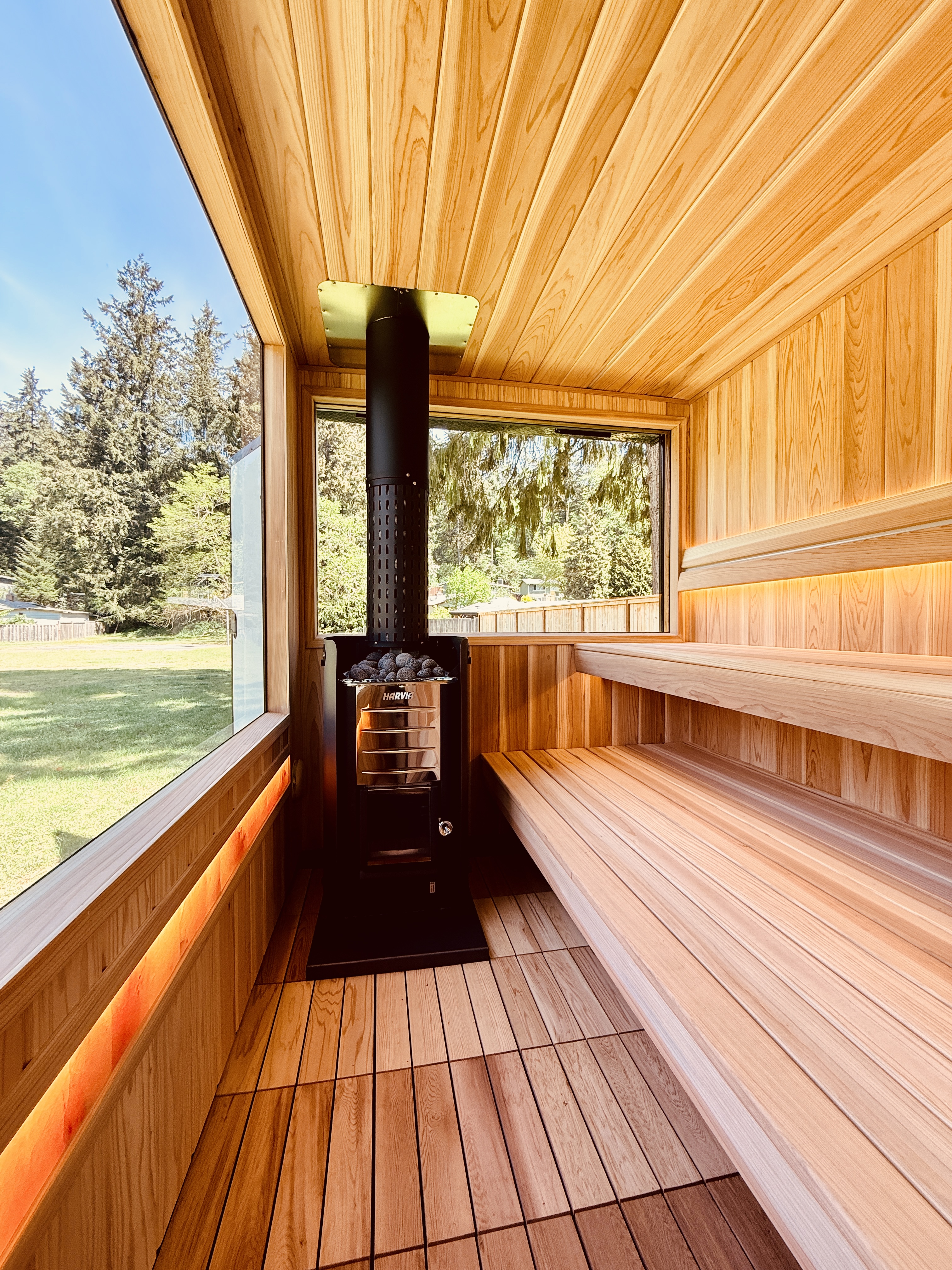 2026 6x12 TA Premium 6x12TA Mobile Sauna Trailer – Seats 6 | Wood-Fired | Outdoor Shower | Off-Grid Ready White — photo 14 of 22