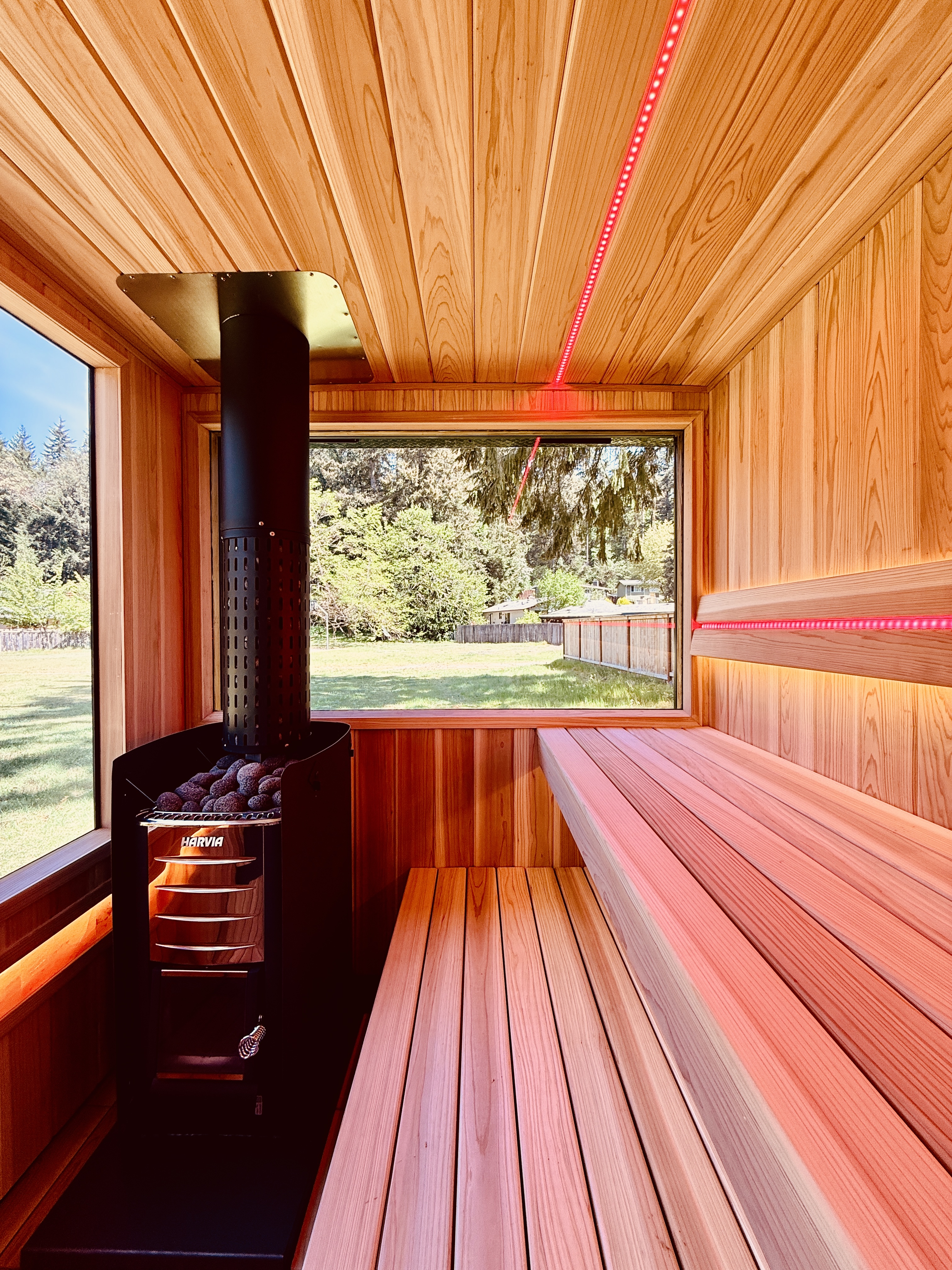 2026 6x12 TA Premium 6x12TA Mobile Sauna Trailer – Seats 6 | Wood-Fired | Outdoor Shower | Off-Grid Ready White — photo 13 of 22
