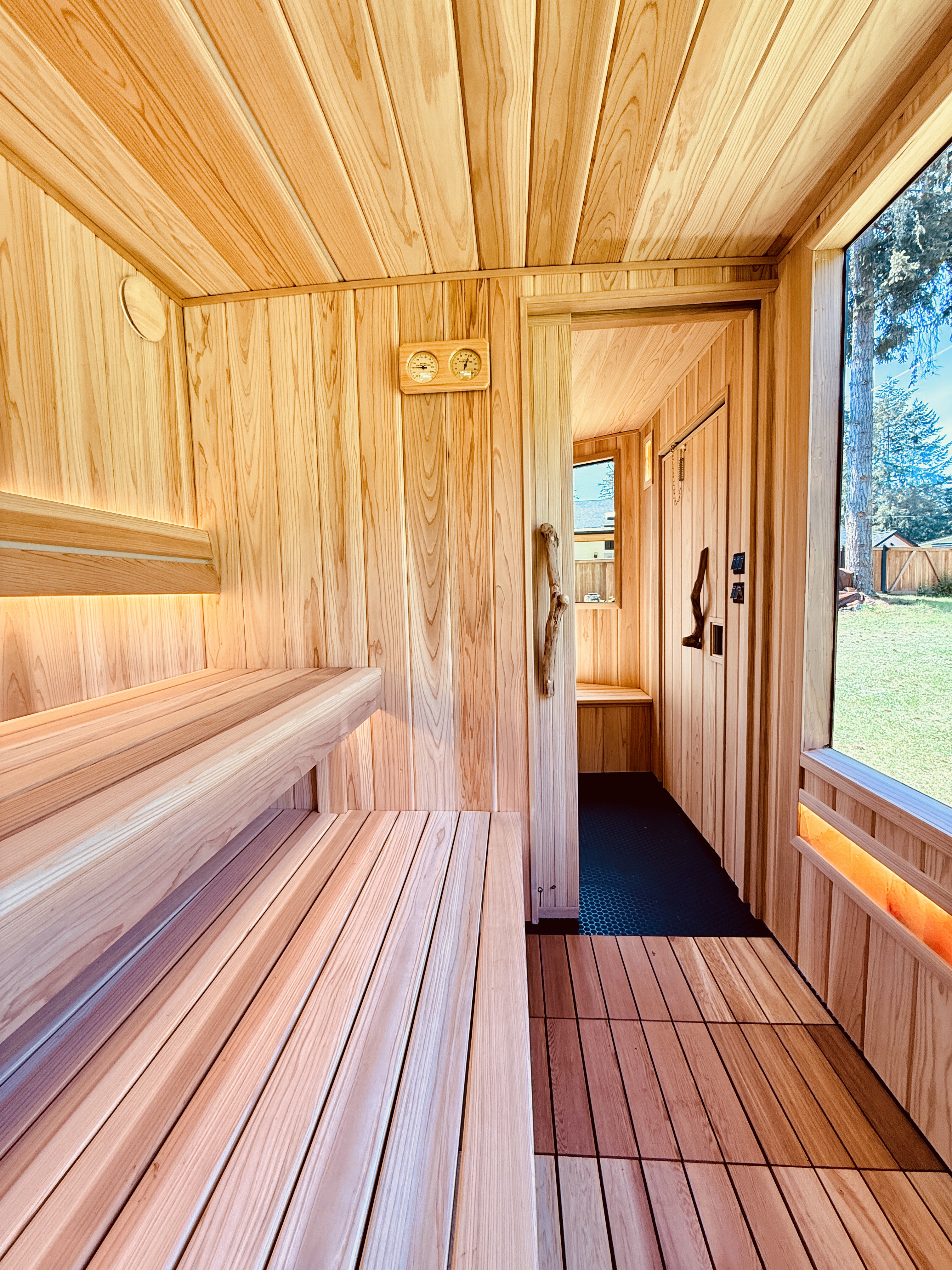 2026 6x12 TA Premium 6x12TA Mobile Sauna Trailer – Seats 6 | Wood-Fired | Outdoor Shower | Off-Grid Ready White — photo 9 of 22