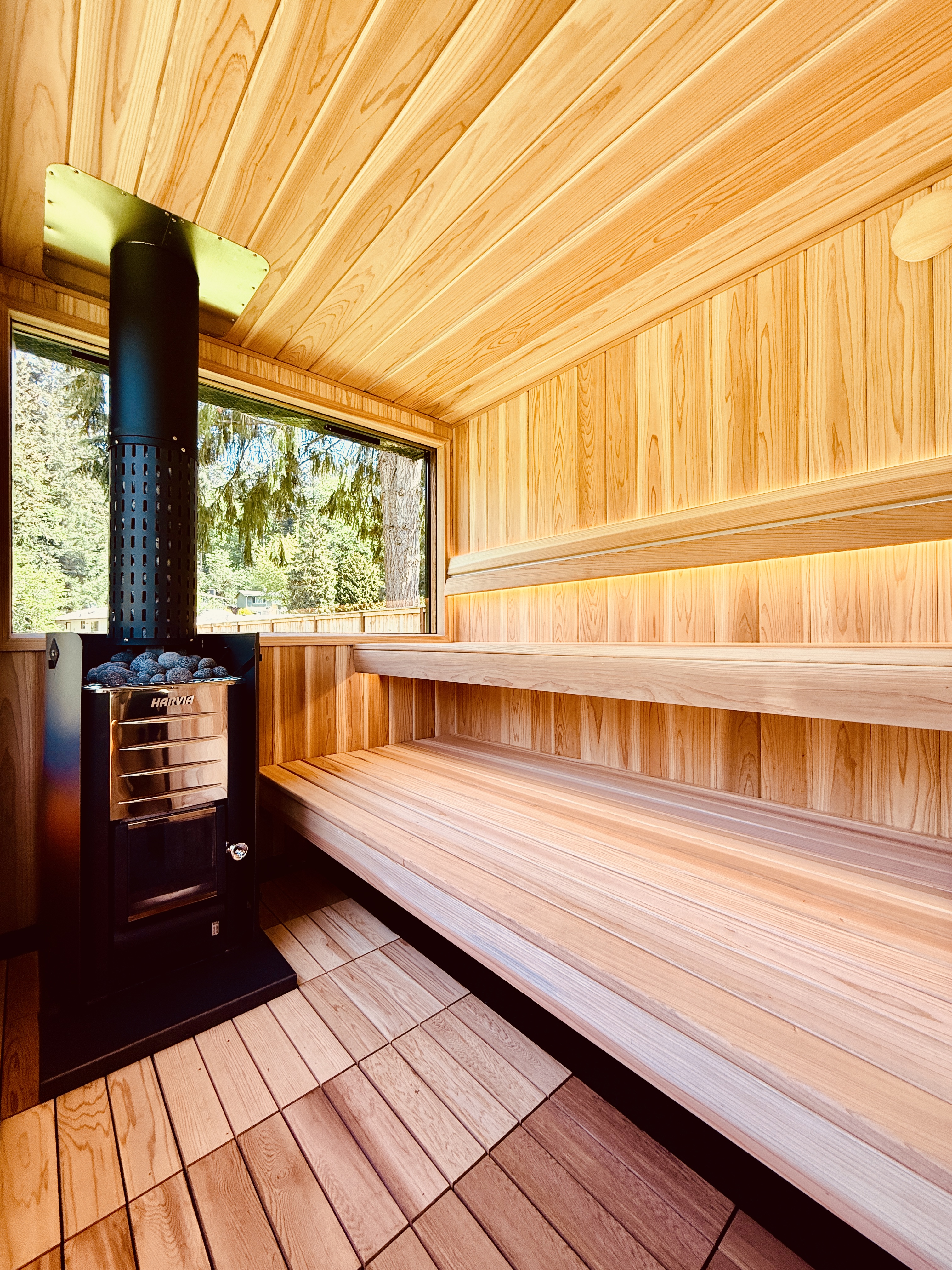 2026 6x12 TA Premium 6x12TA Mobile Sauna Trailer – Seats 6 | Wood-Fired | Outdoor Shower | Off-Grid Ready White — photo 15 of 22