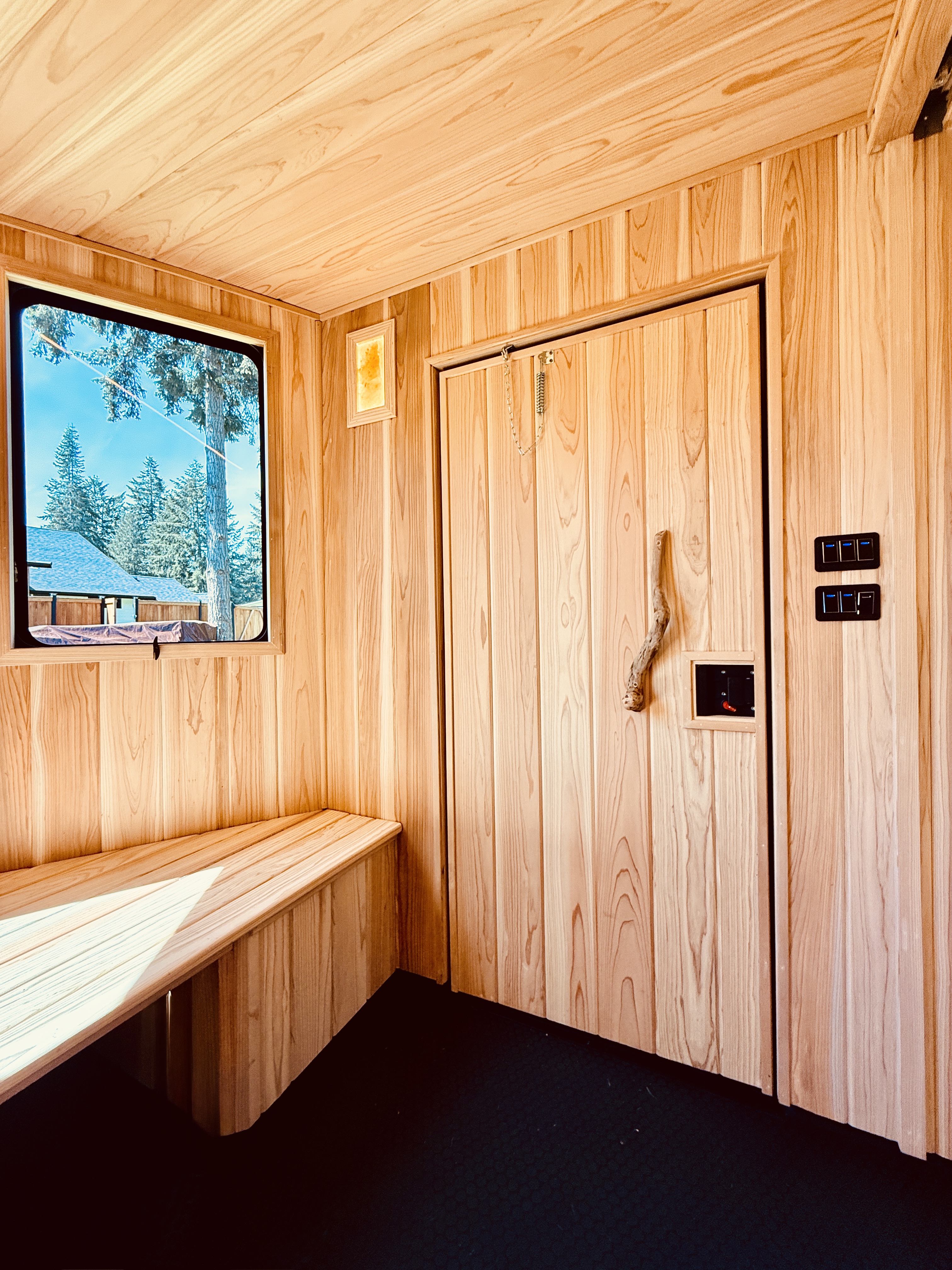 2026 6x12 TA Premium 6x12TA Mobile Sauna Trailer – Seats 6 | Wood-Fired | Outdoor Shower | Off-Grid Ready White — photo 18 of 22