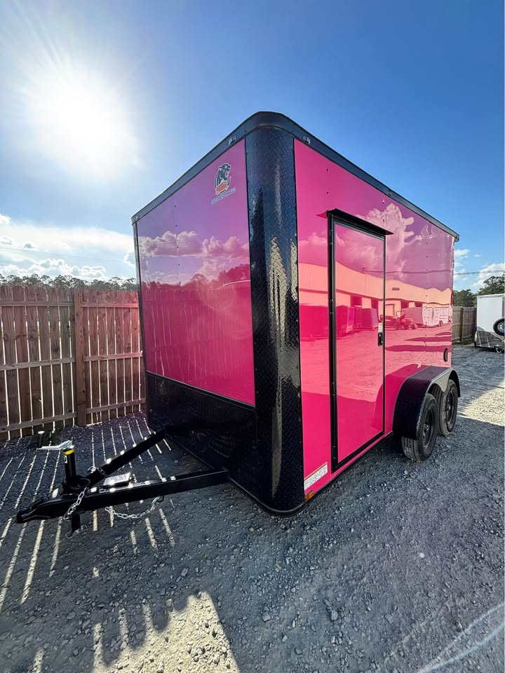2026 7x12 TA 2026 Enclosed Concession Trailer 7x12TA White — photo 2 of 12