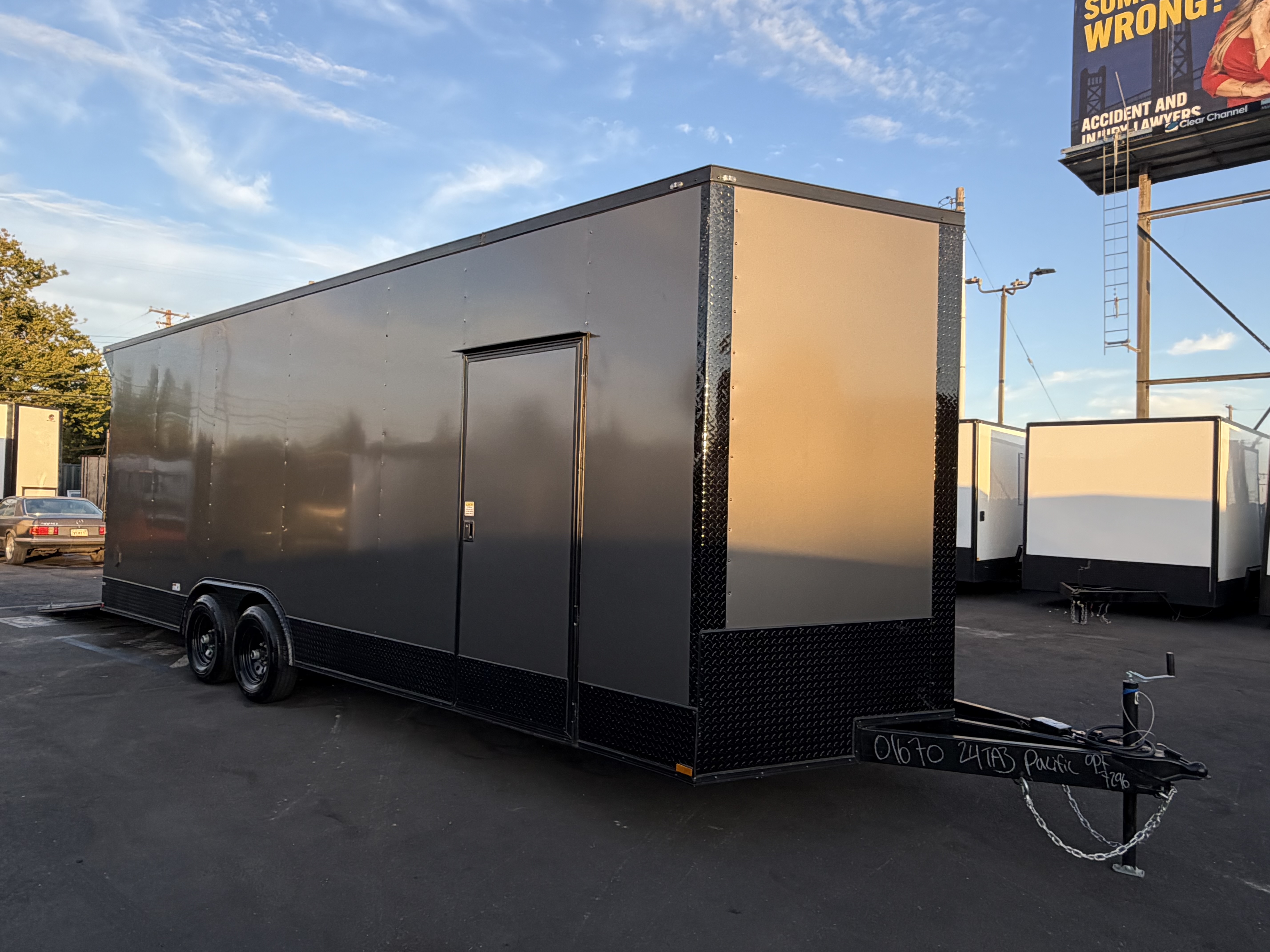2026 8.5x24 TA 2026 Panther Cargo 8.5x24TA Charcoal