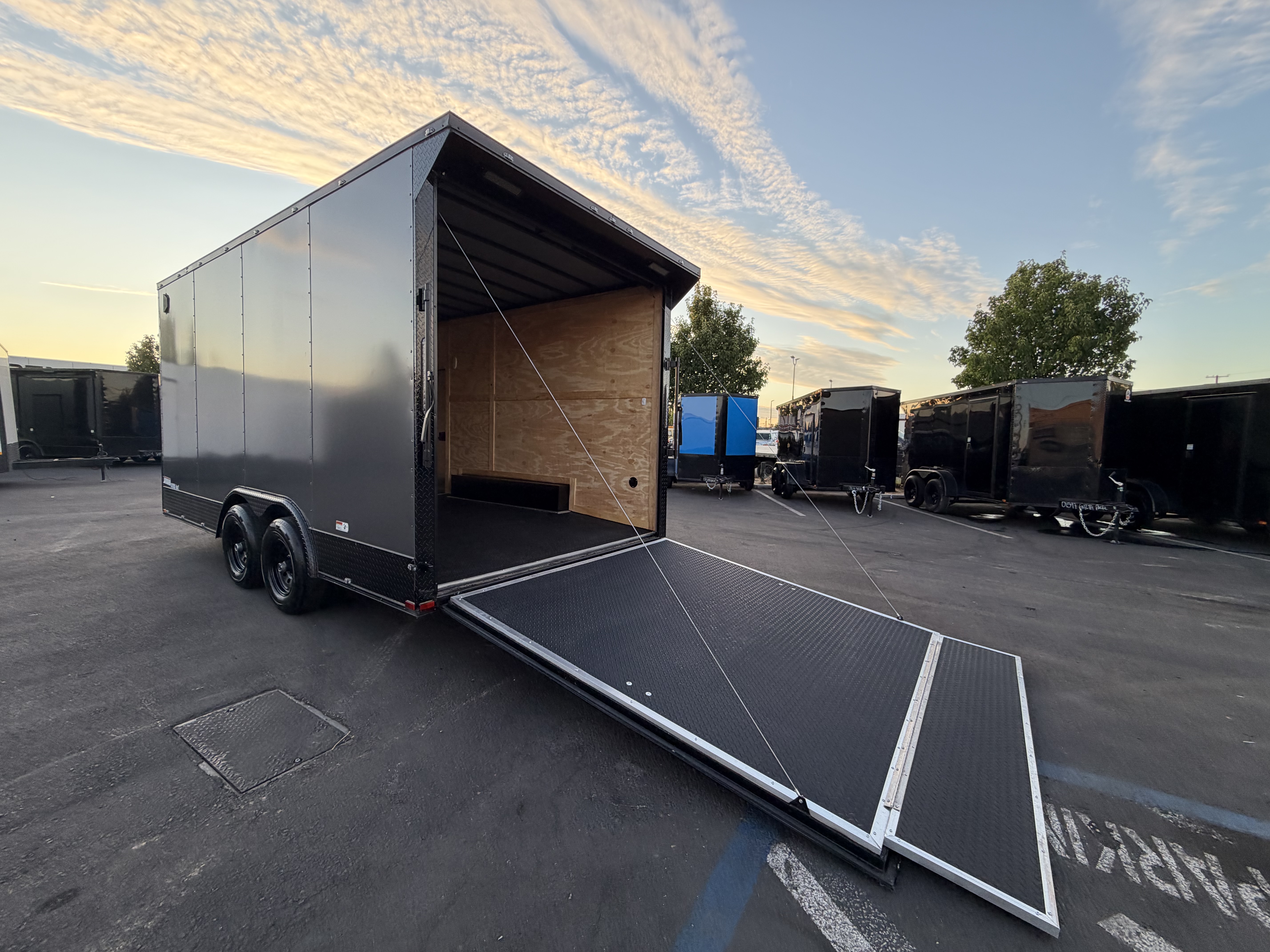 2026 8.5x16 TA 2026 Panther Cargo 8.5x16TA Charcoal — photo 5 of 12