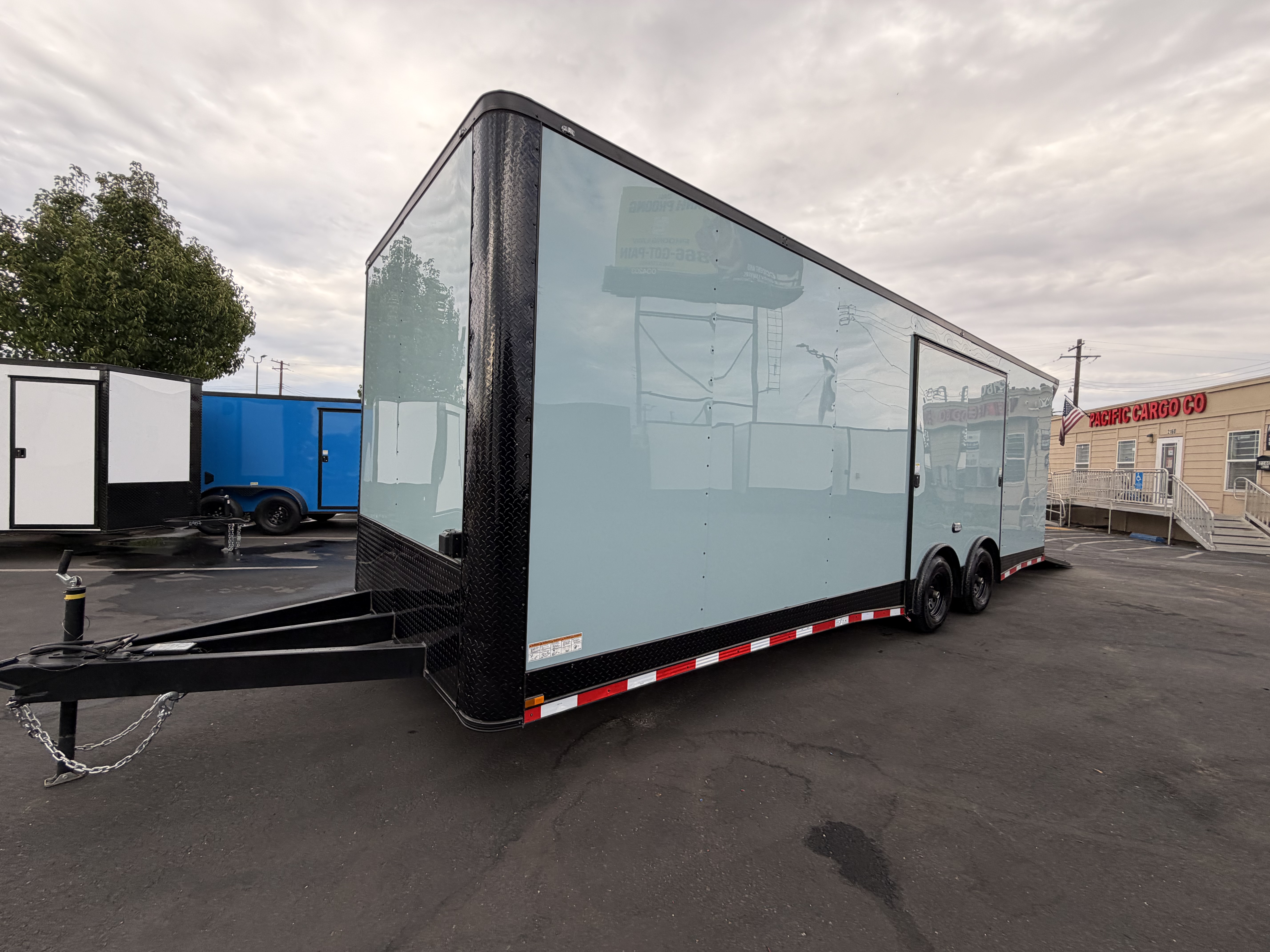 2026 8.5x26 TA 2026 Panther Cargo 8.5x26TA Race Trailer Polar gray — photo 5 of 18