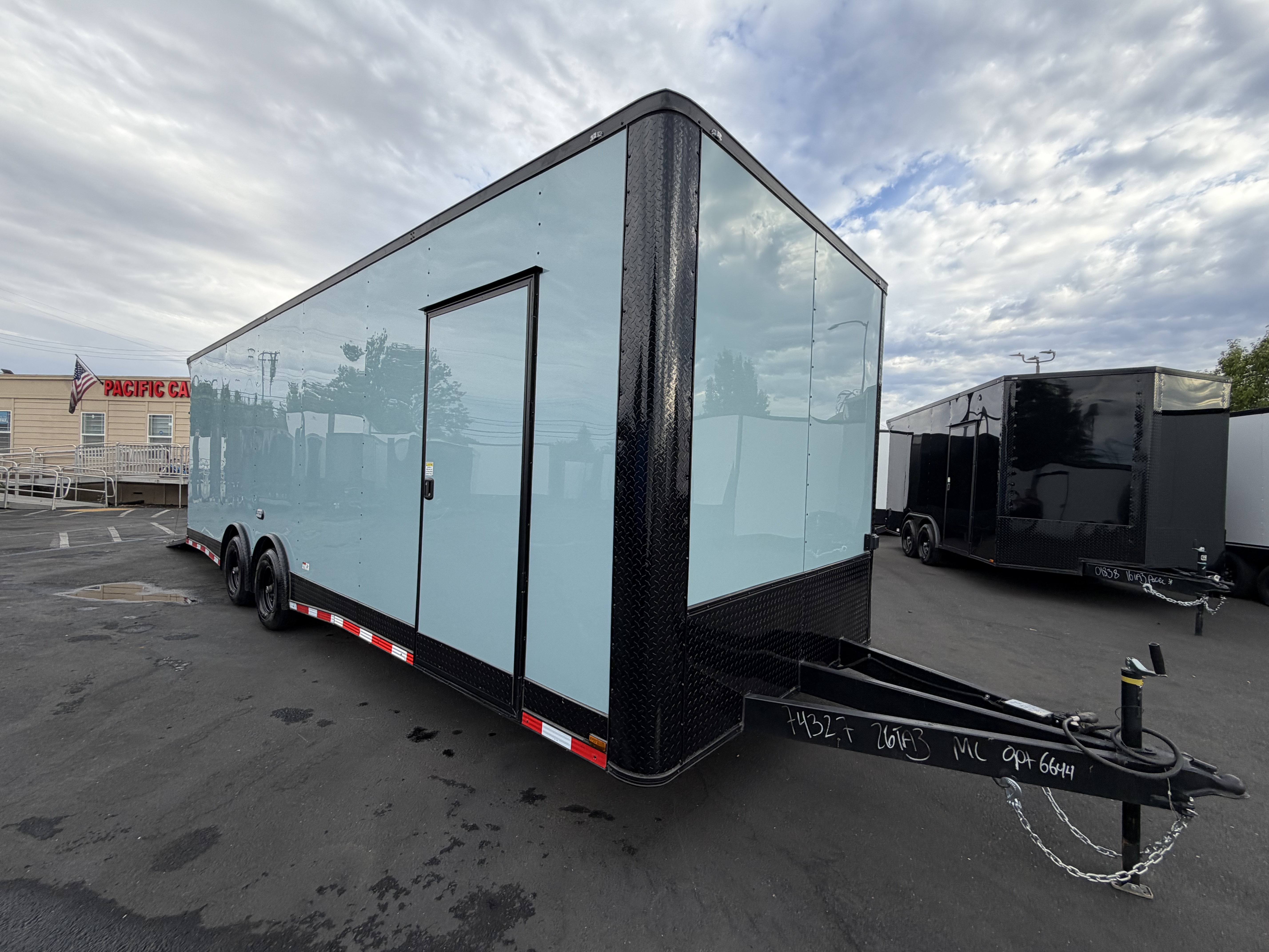 2026 8.5x26 TA 2026 Panther Cargo 8.5x26TA Race Trailer Polar gray — photo 1 of 18