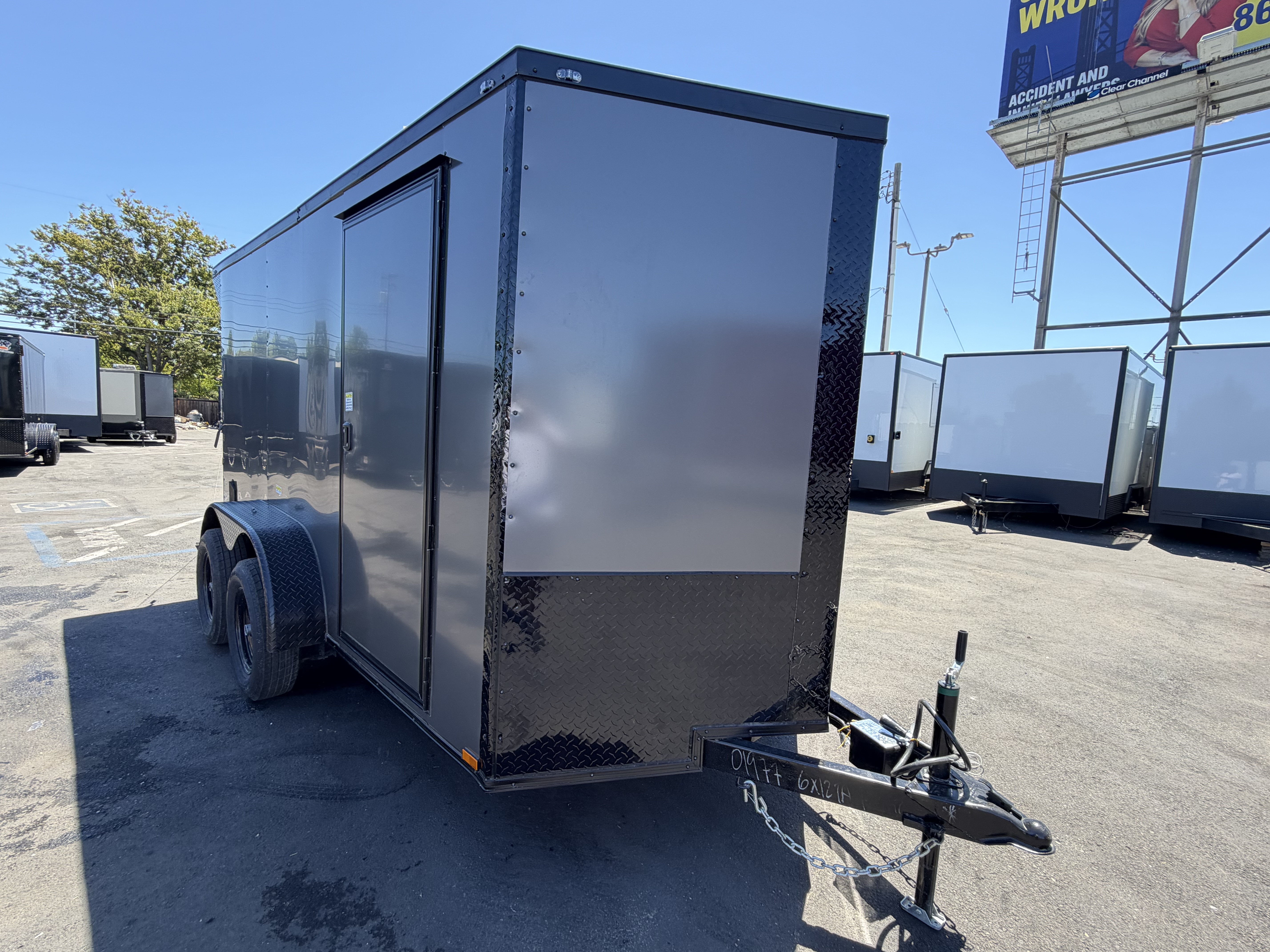 2027 6x12 TA 2027 Panther Cargo 6x12TA Charcoal