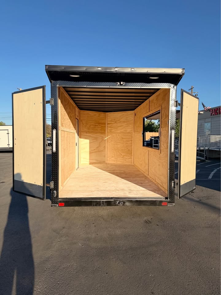 2026 7x14 TA 2026 Concession Enclosed Trailer 7x14TA White — photo 6 of 12