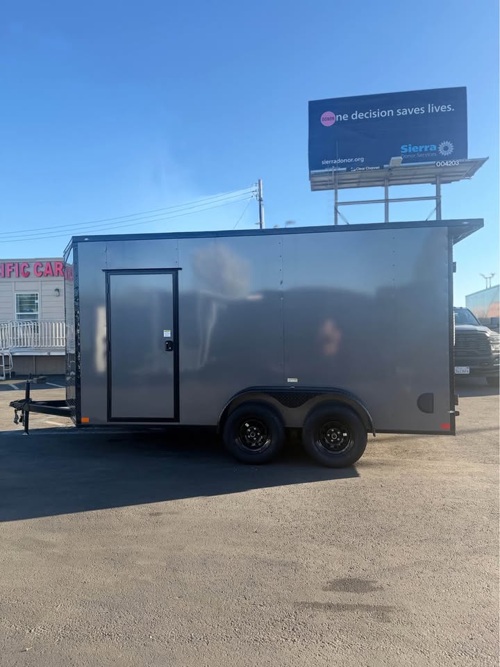 2026 7x14 TA 2026 Concession Enclosed Trailer 7x14TA White — photo 11 of 12