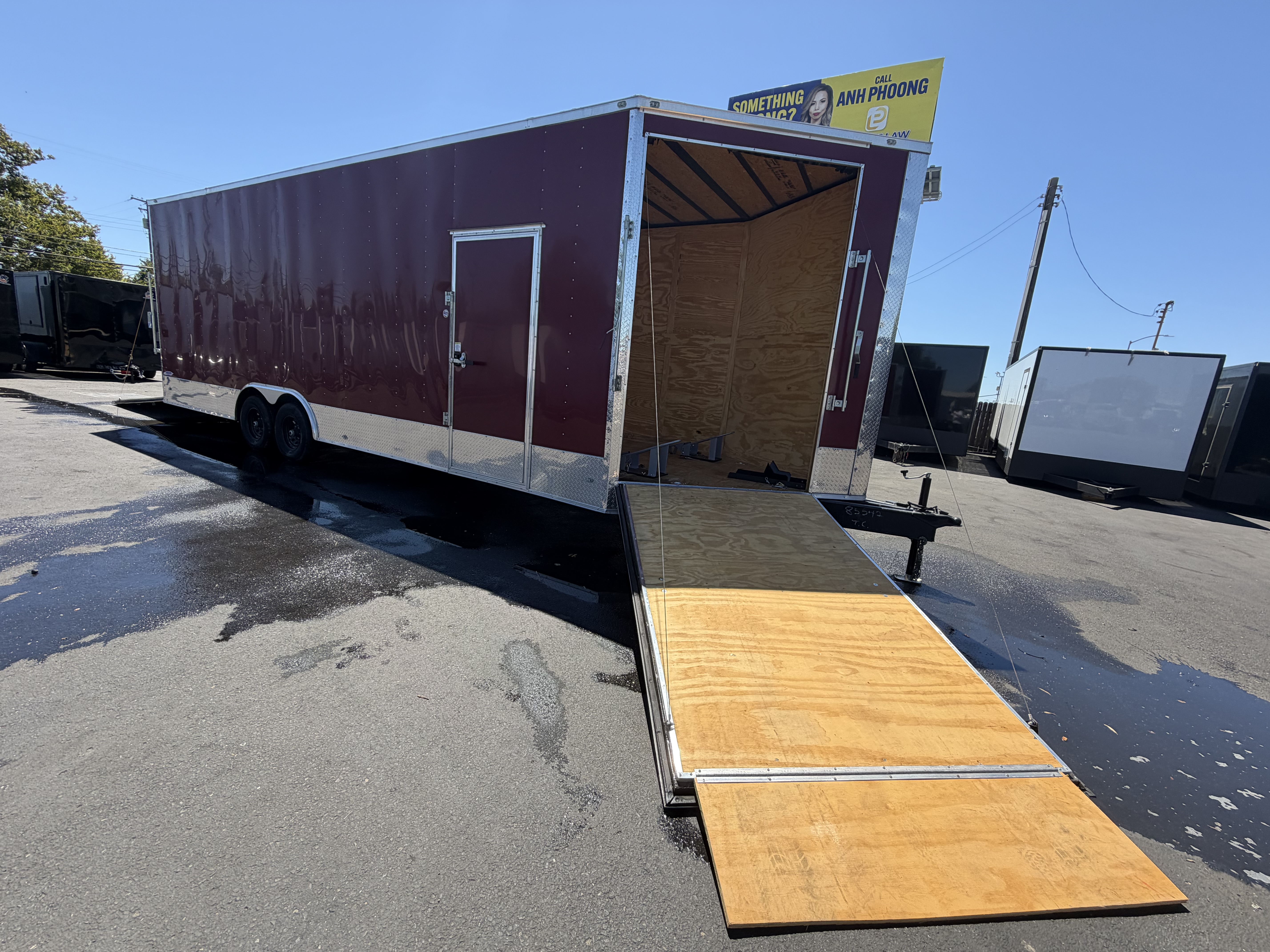 2025 8.5x26 TA 2025 Freedom 8.5x26TA Burgundy — photo 1 of 15