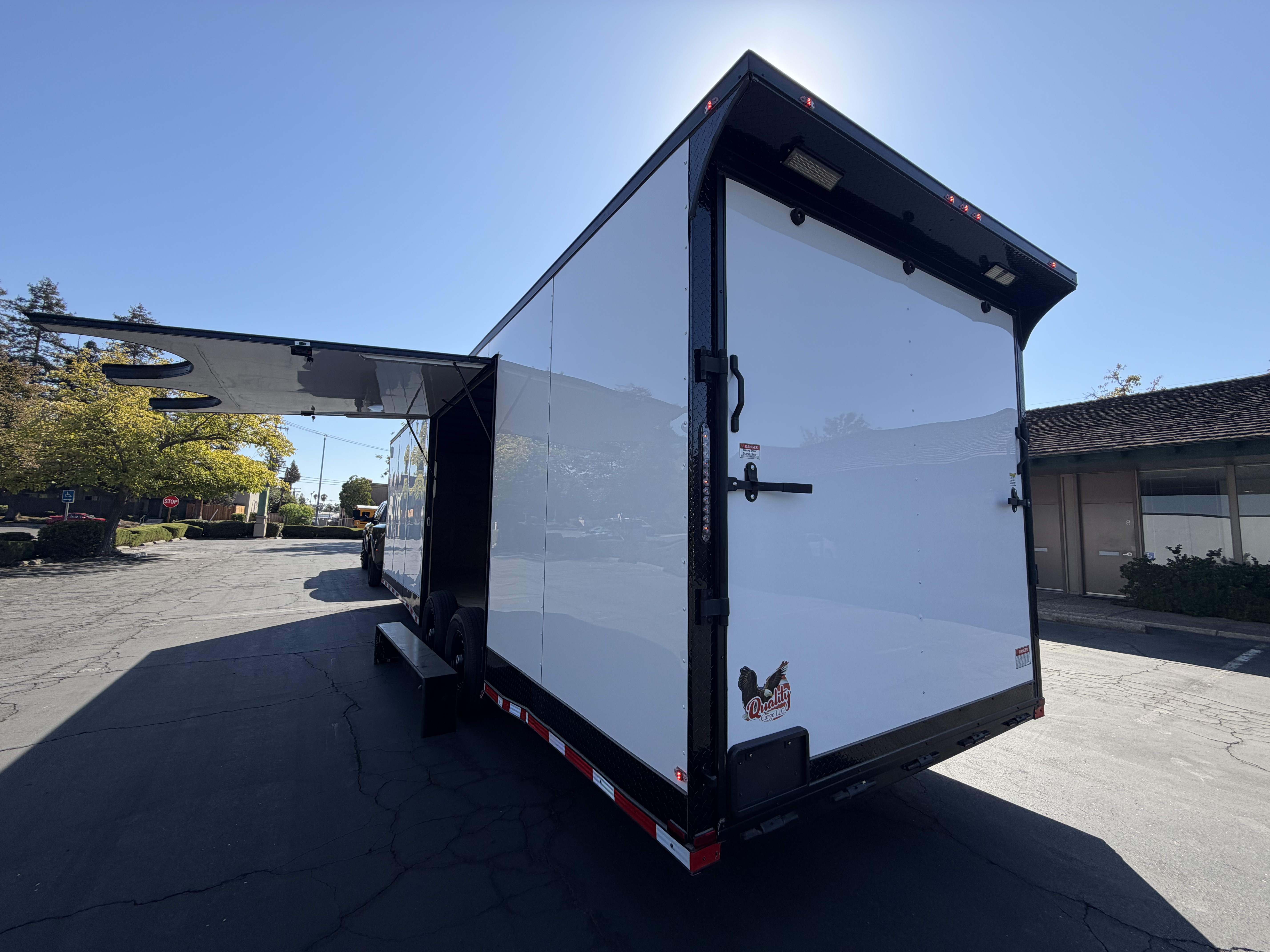 2027 8.5x28 TA 2027 Panther Cargo 8.5x28TA Gullwing Side Door White — photo 2 of 15