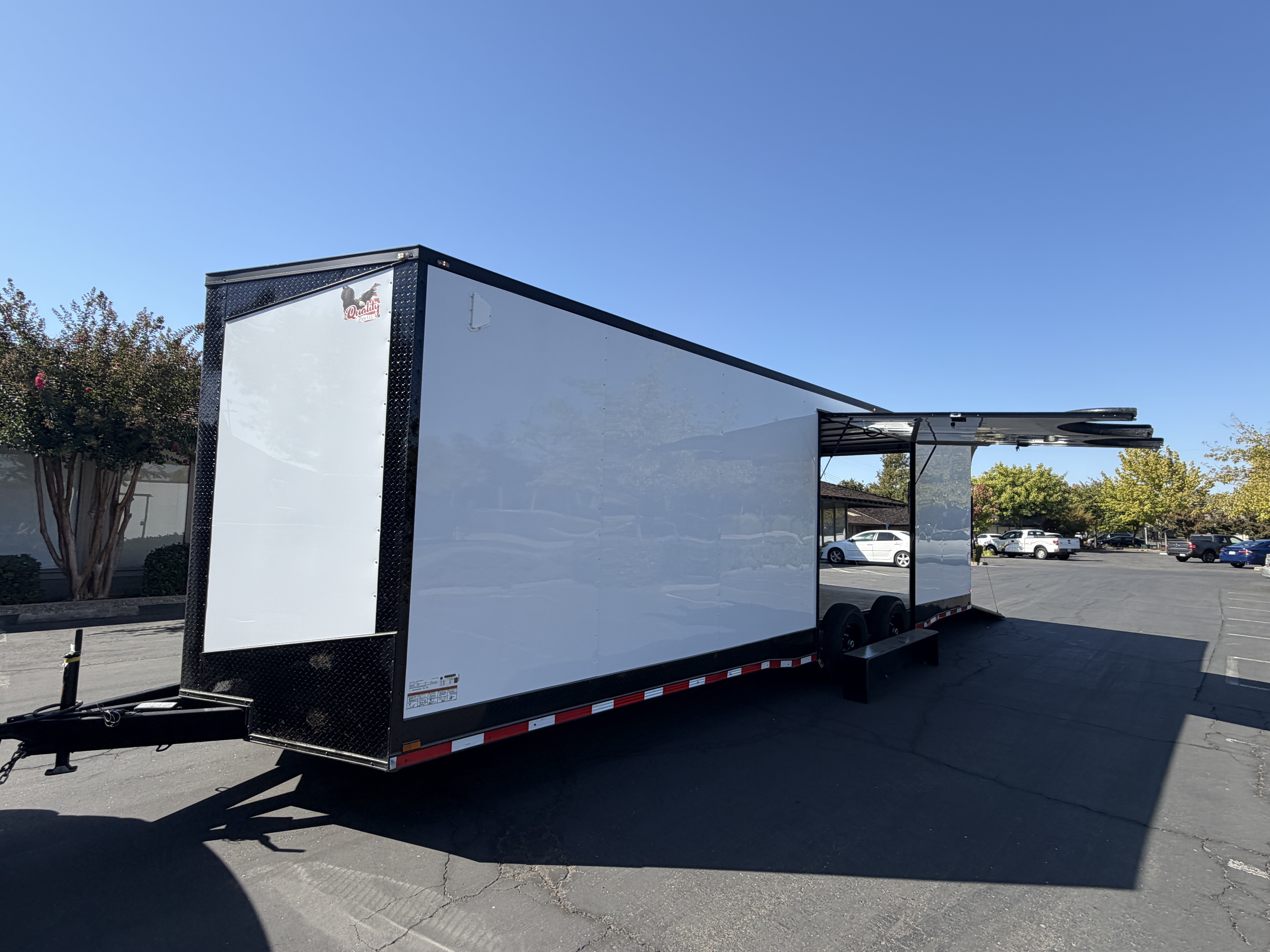 2027 8.5x28 TA 2027 Panther Cargo 8.5x28TA Gullwing Side Door White — photo 15 of 15