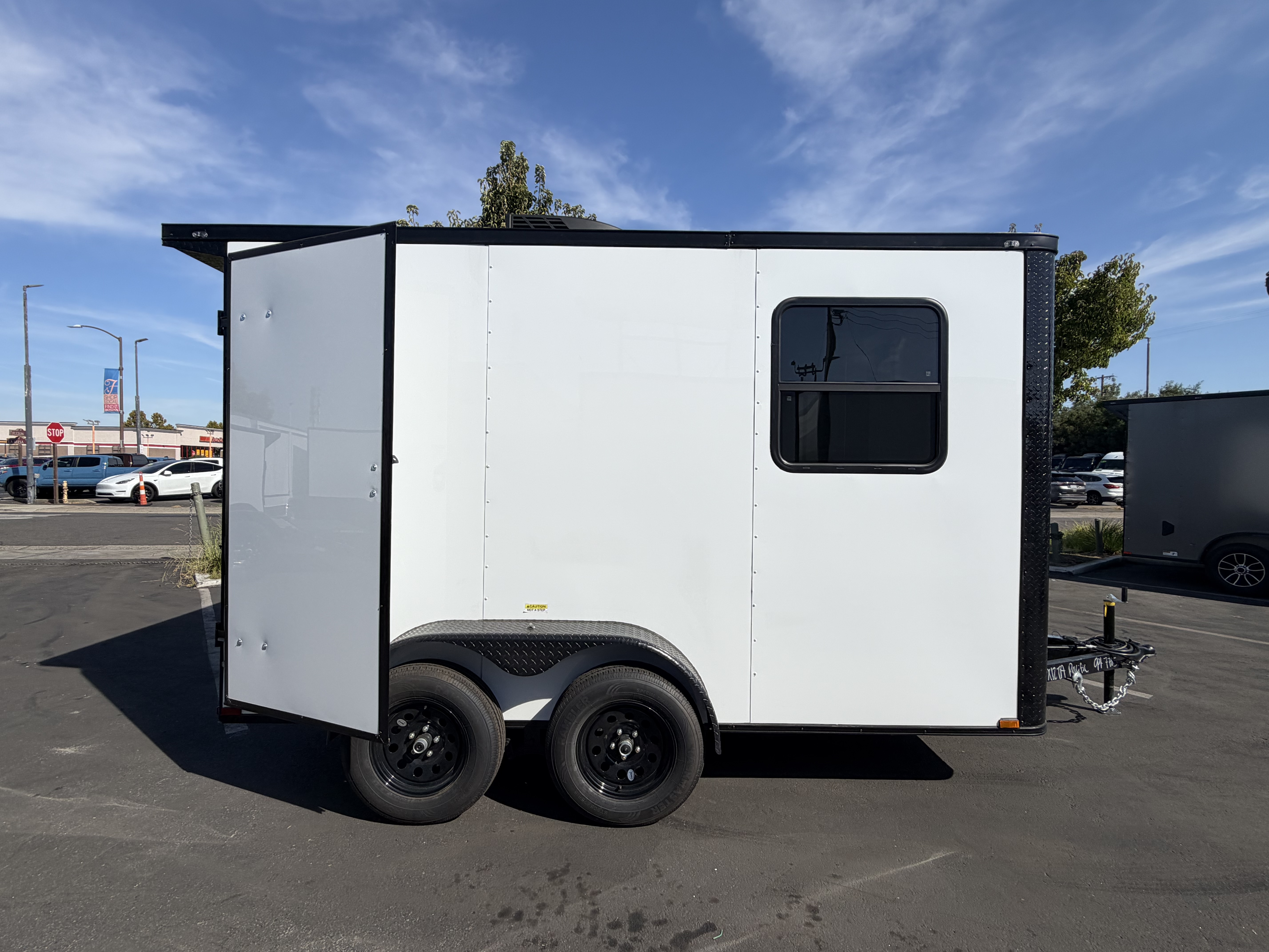 2027 7x12 TA 2027 Panther Cargo 7x12TA Custom/Race Trailer White — photo 11 of 15